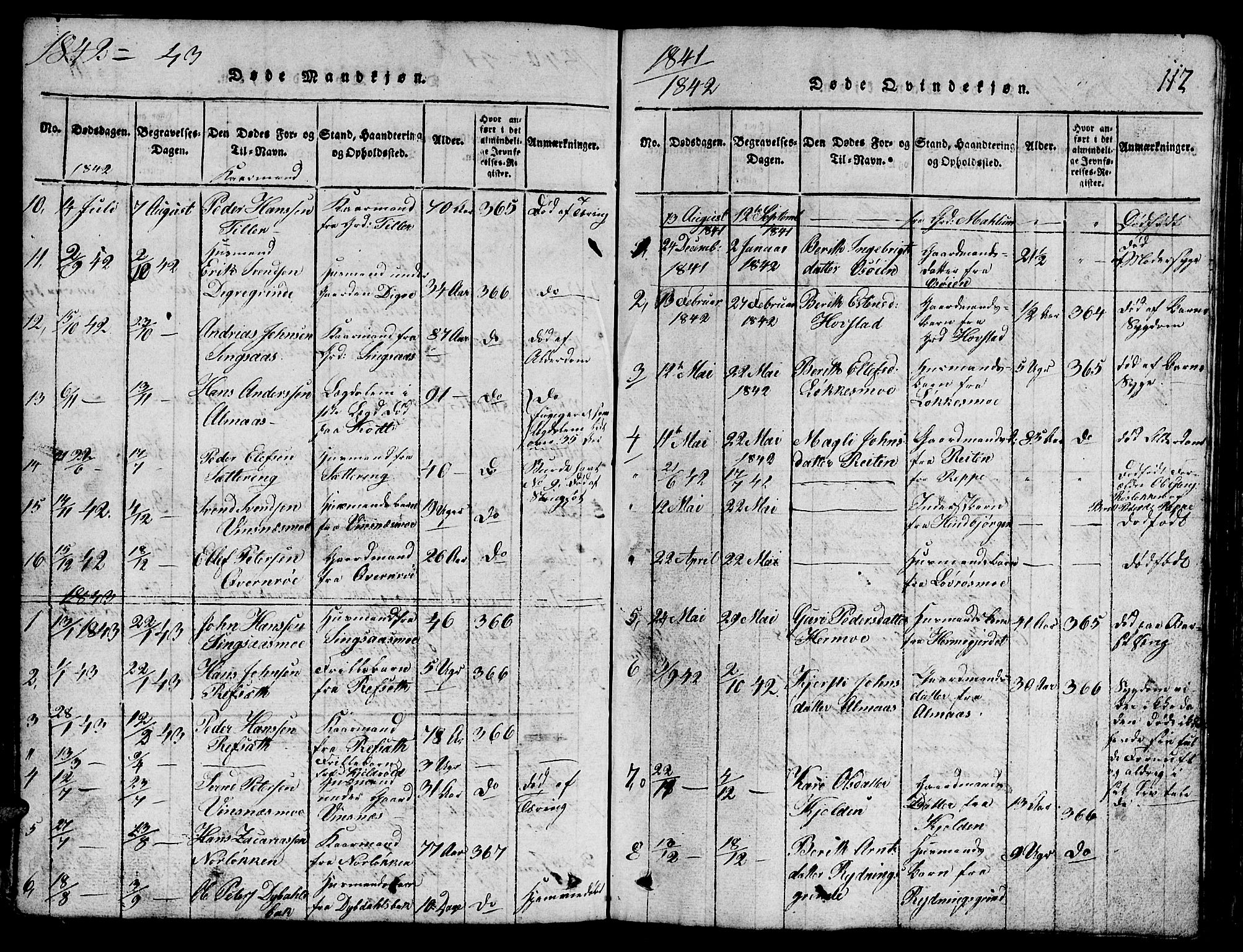 Ministerialprotokoller, klokkerbøker og fødselsregistre - Sør-Trøndelag, SAT/A-1456/688/L1026: Parish register (copy) no. 688C01, 1817-1860, p. 112
