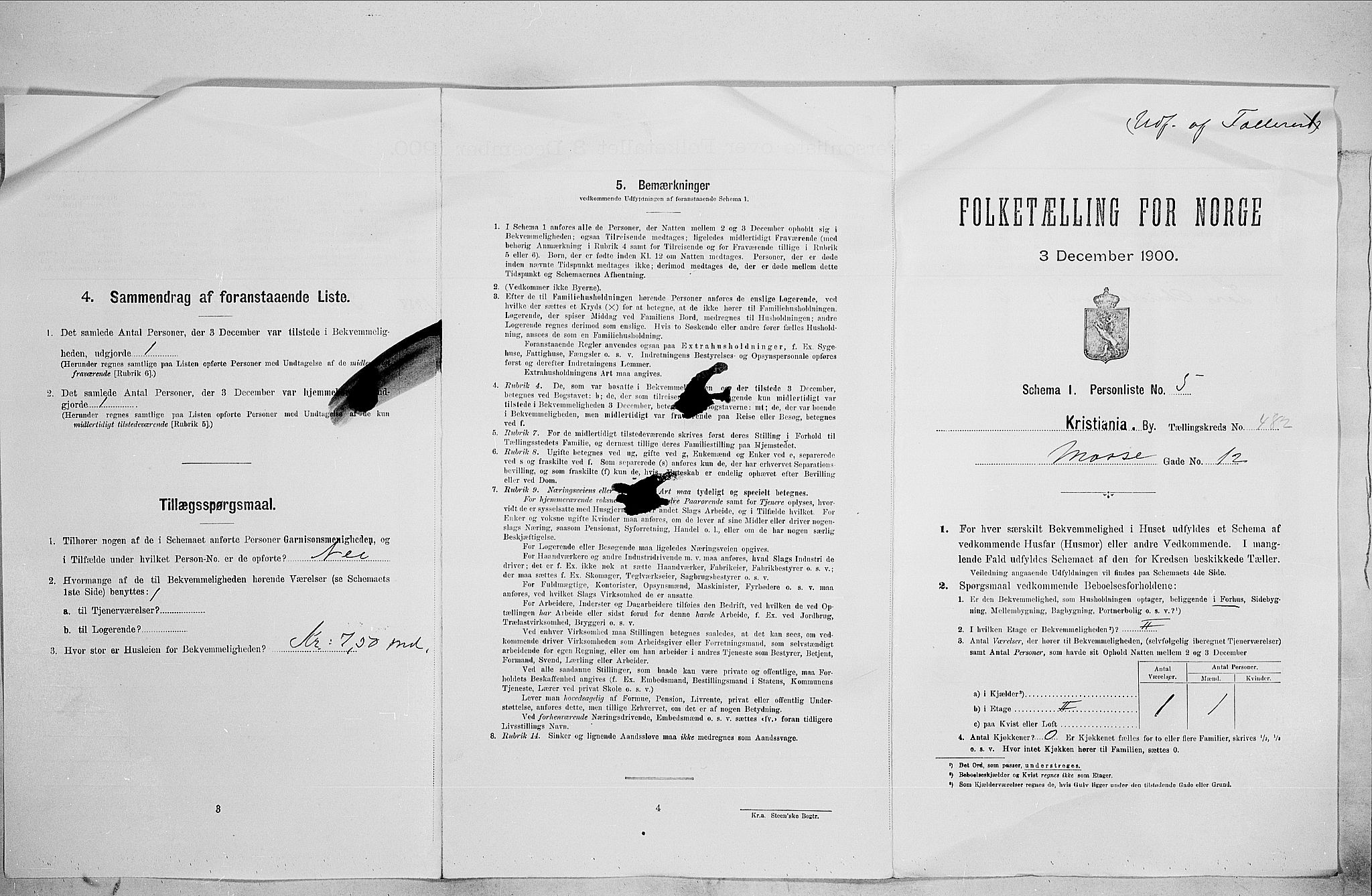 SAO, 1900 census for Kristiania, 1900, p. 59630