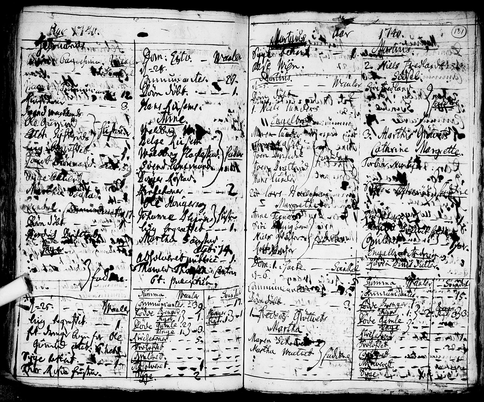 Våler prestekontor Kirkebøker, SAO/A-11083/F/Fa/L0003: Parish register (official) no. I 3, 1730-1770, p. 131