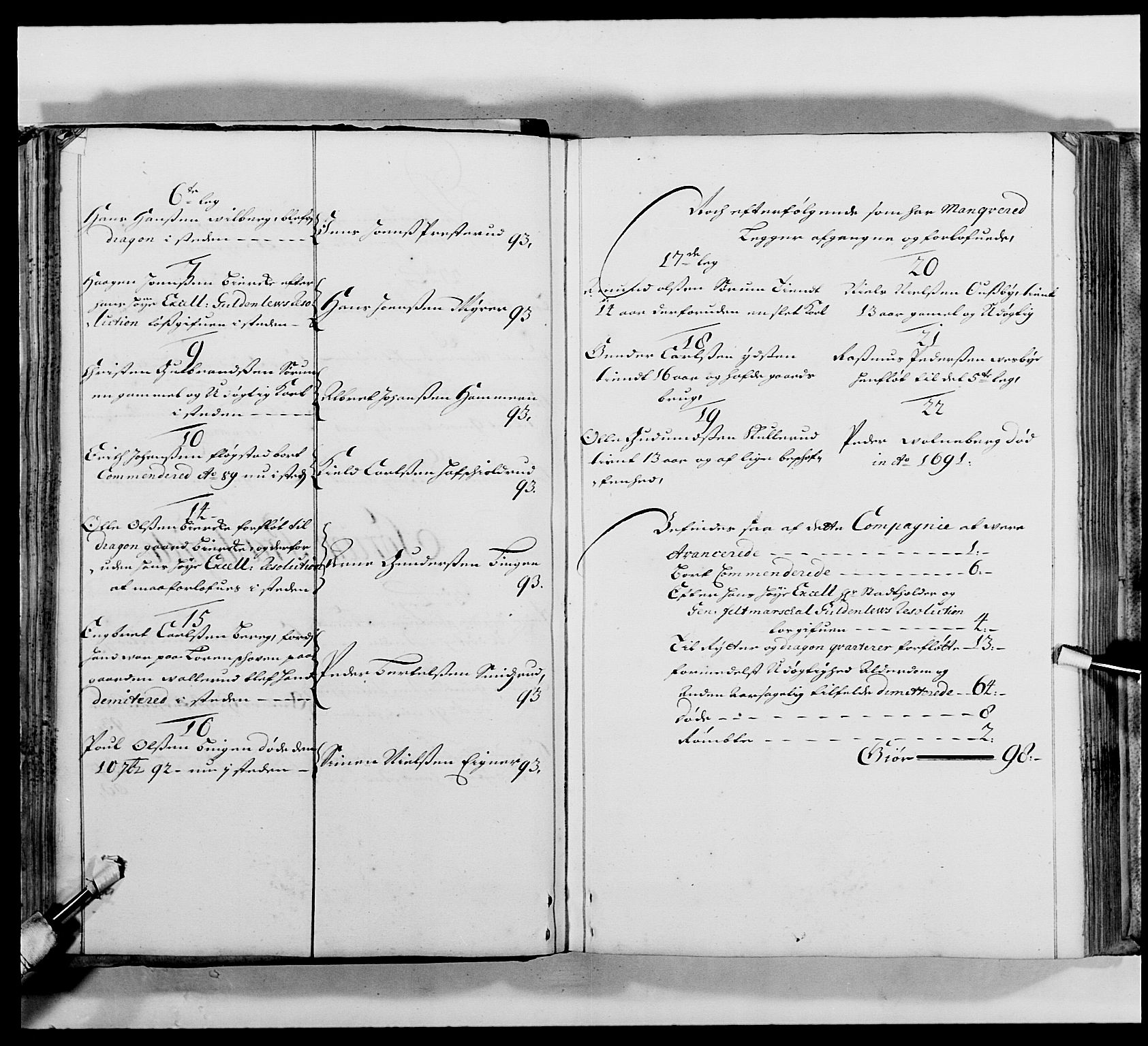 Kommanderende general (KG I) med Det norske krigsdirektorium, AV/RA-EA-5419/E/Ea/L0484: Akershusiske regiment, 1662-1693, p. 481