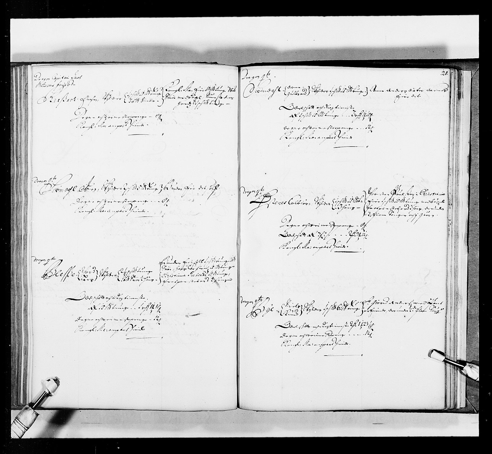 Stattholderembetet 1572-1771, AV/RA-EA-2870/Ek/L0035/0001: Jordebøker 1662-1720: / Matrikkel for Nedre Romerike, 1695, p. 127b-128a