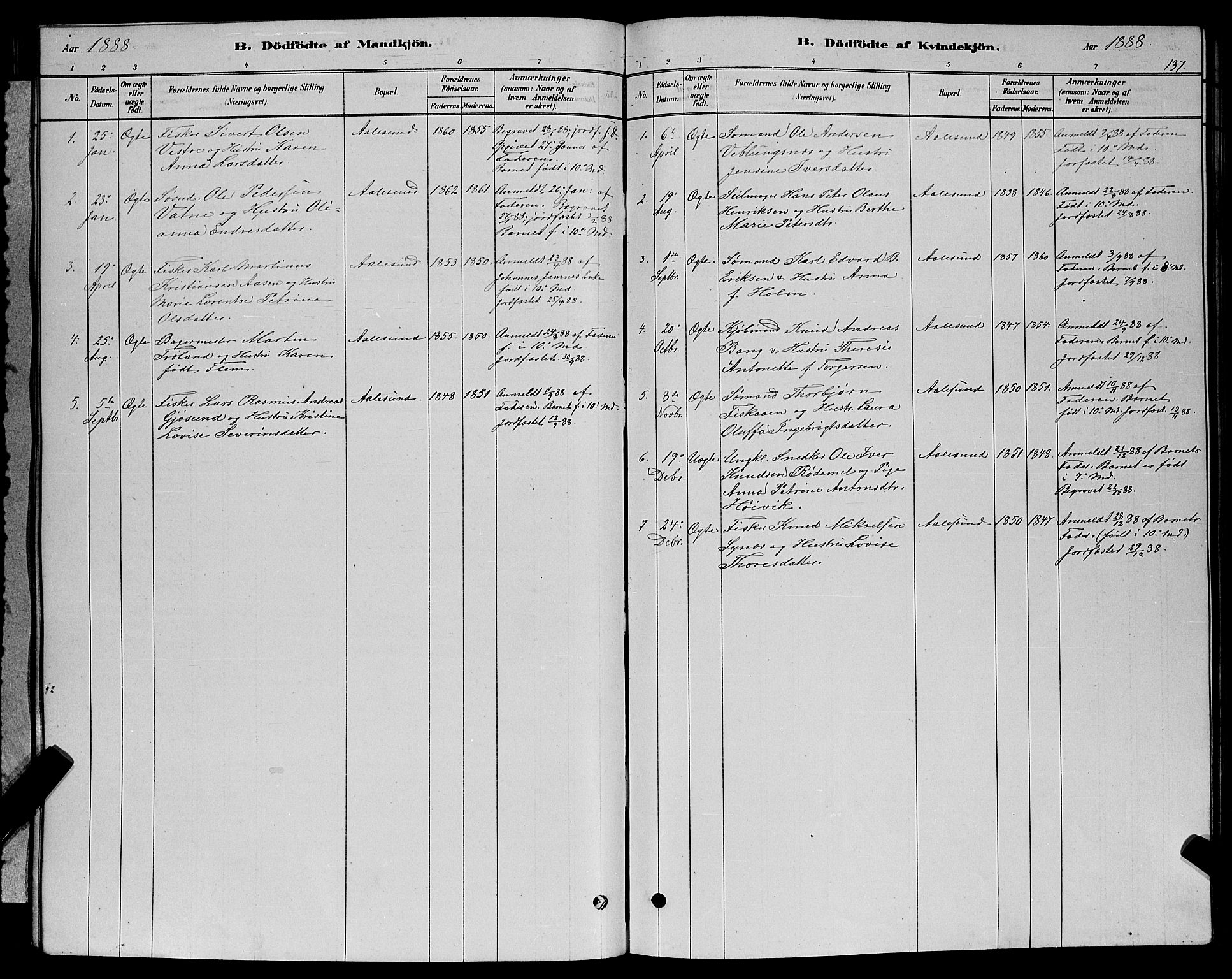 Ministerialprotokoller, klokkerbøker og fødselsregistre - Møre og Romsdal, SAT/A-1454/529/L0466: Parish register (copy) no. 529C03, 1878-1888, p. 137