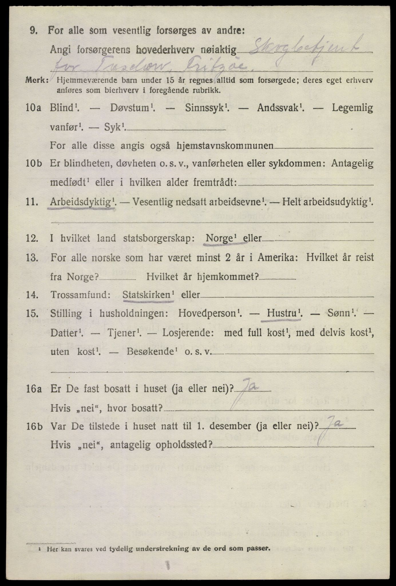 SAKO, 1920 census for Ytre Sandsvær, 1920, p. 4595