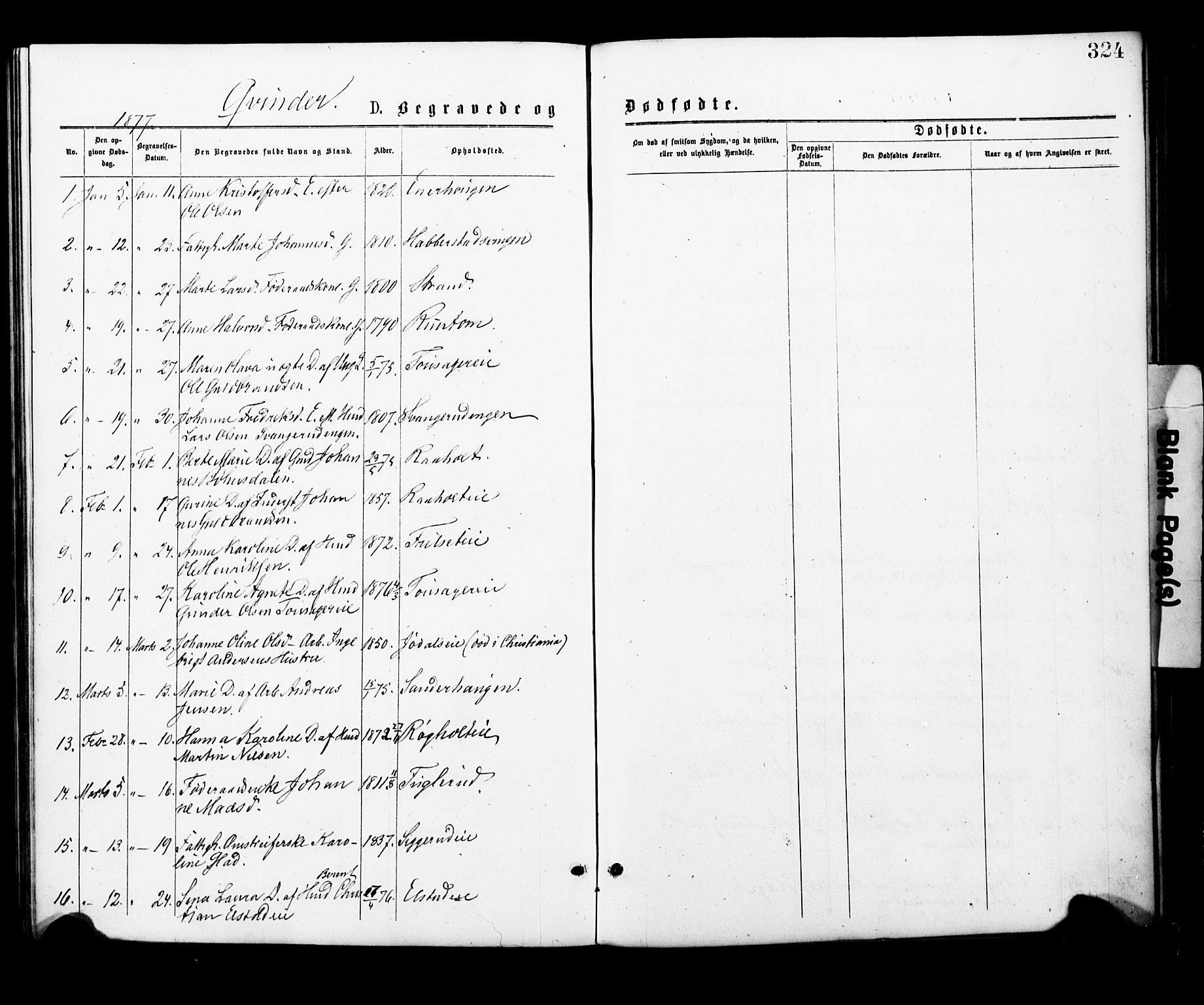 Eidsvoll prestekontor Kirkebøker, SAO/A-10888/F/Fa/L0001: Parish register (official) no. I 1, 1877-1881, p. 324