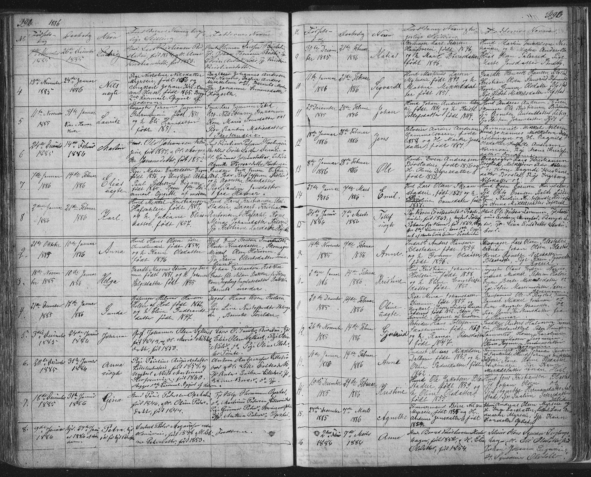 Vang prestekontor, Hedmark, AV/SAH-PREST-008/H/Ha/Hab/L0010A: Parish register (copy) no. 10a, 1854-1896, p. 392-393