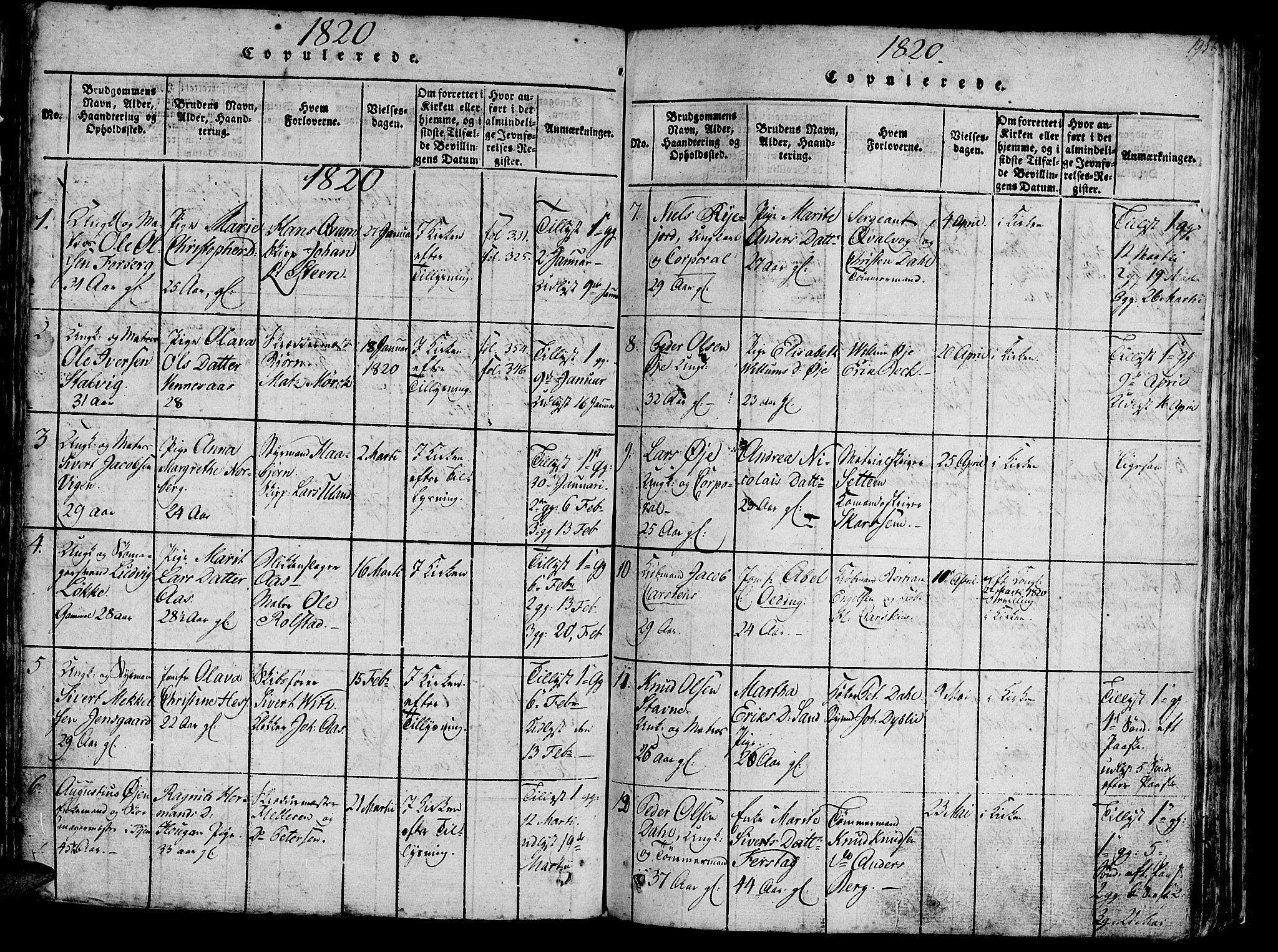 Ministerialprotokoller, klokkerbøker og fødselsregistre - Sør-Trøndelag, AV/SAT-A-1456/602/L0135: Parish register (copy) no. 602C03, 1815-1832, p. 195