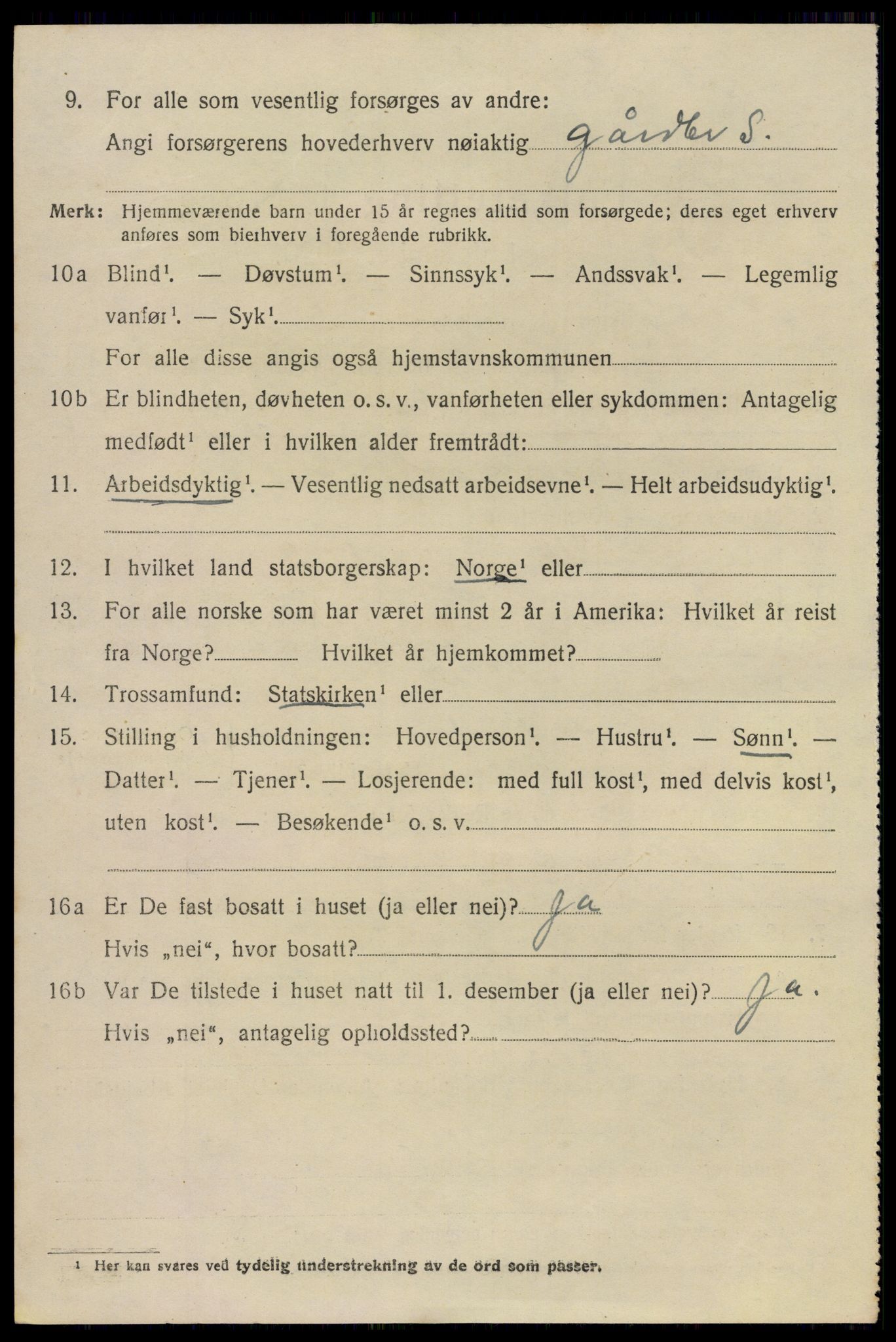 SAO, 1920 census for Sørum, 1920, p. 5452