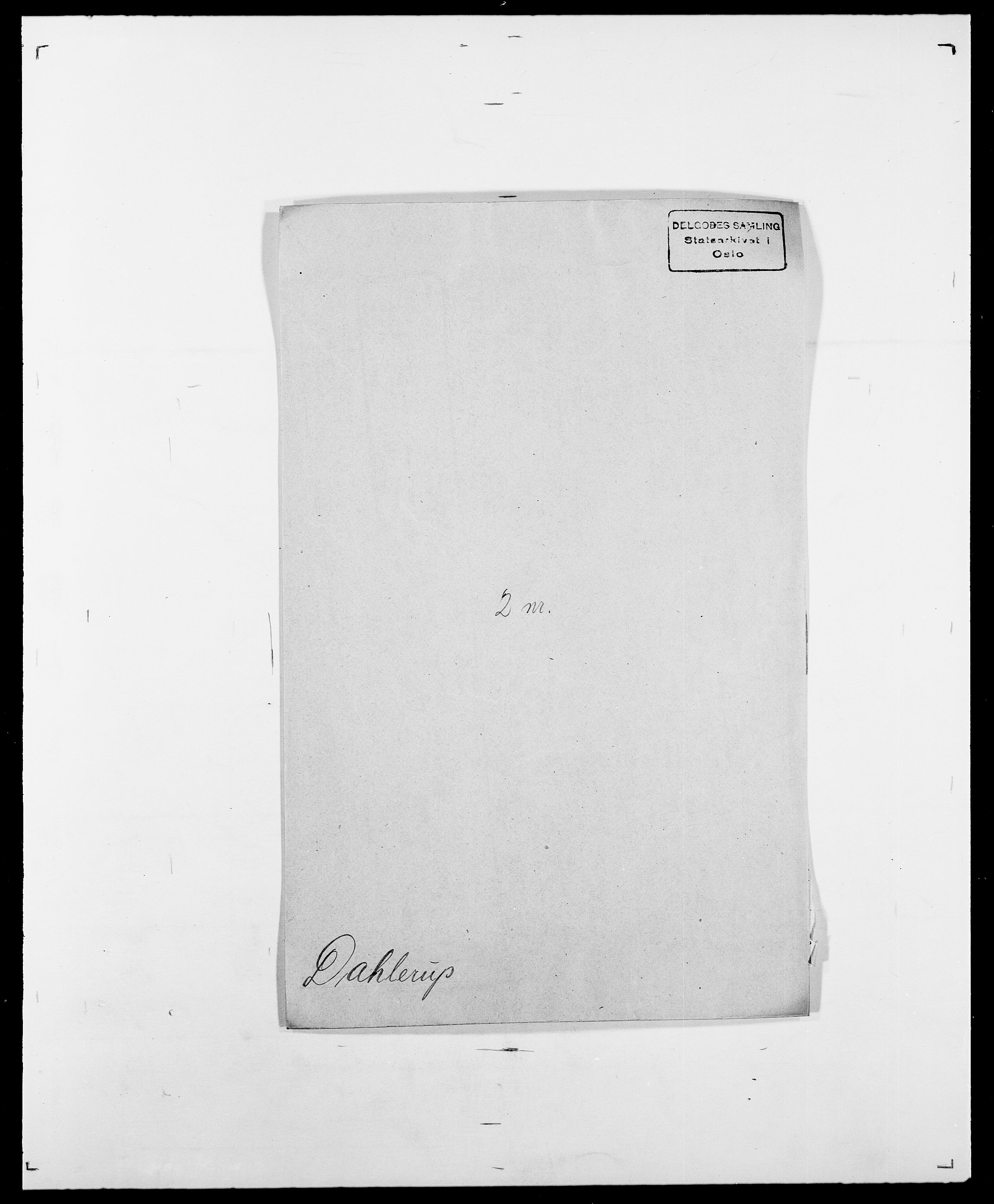Delgobe, Charles Antoine - samling, SAO/PAO-0038/D/Da/L0009: Dahl - v. Düren, p. 205