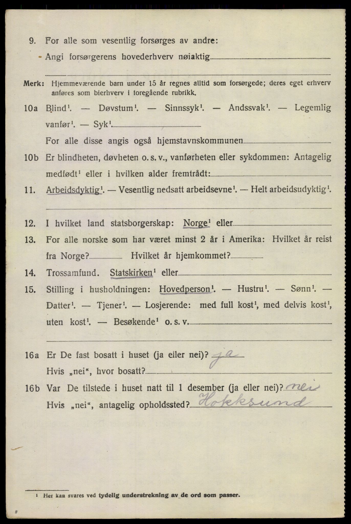 SAKO, 1920 census for Ytre Sandsvær, 1920, p. 3013