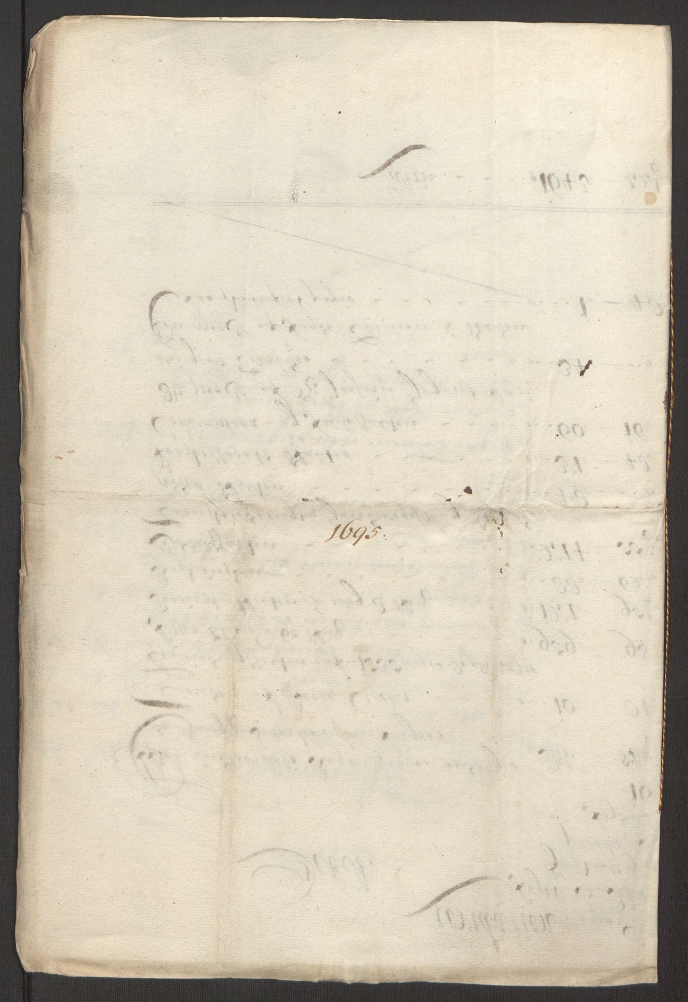 Rentekammeret inntil 1814, Reviderte regnskaper, Fogderegnskap, AV/RA-EA-4092/R65/L4505: Fogderegnskap Helgeland, 1693-1696, p. 274