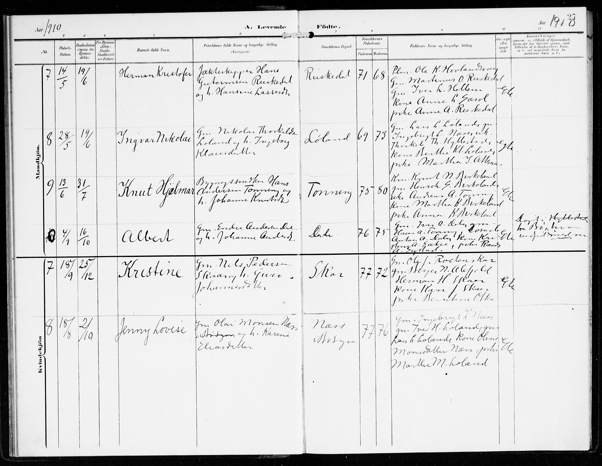 Hyllestad sokneprestembete, AV/SAB-A-80401: Parish register (official) no. B 2, 1903-1917, p. 27