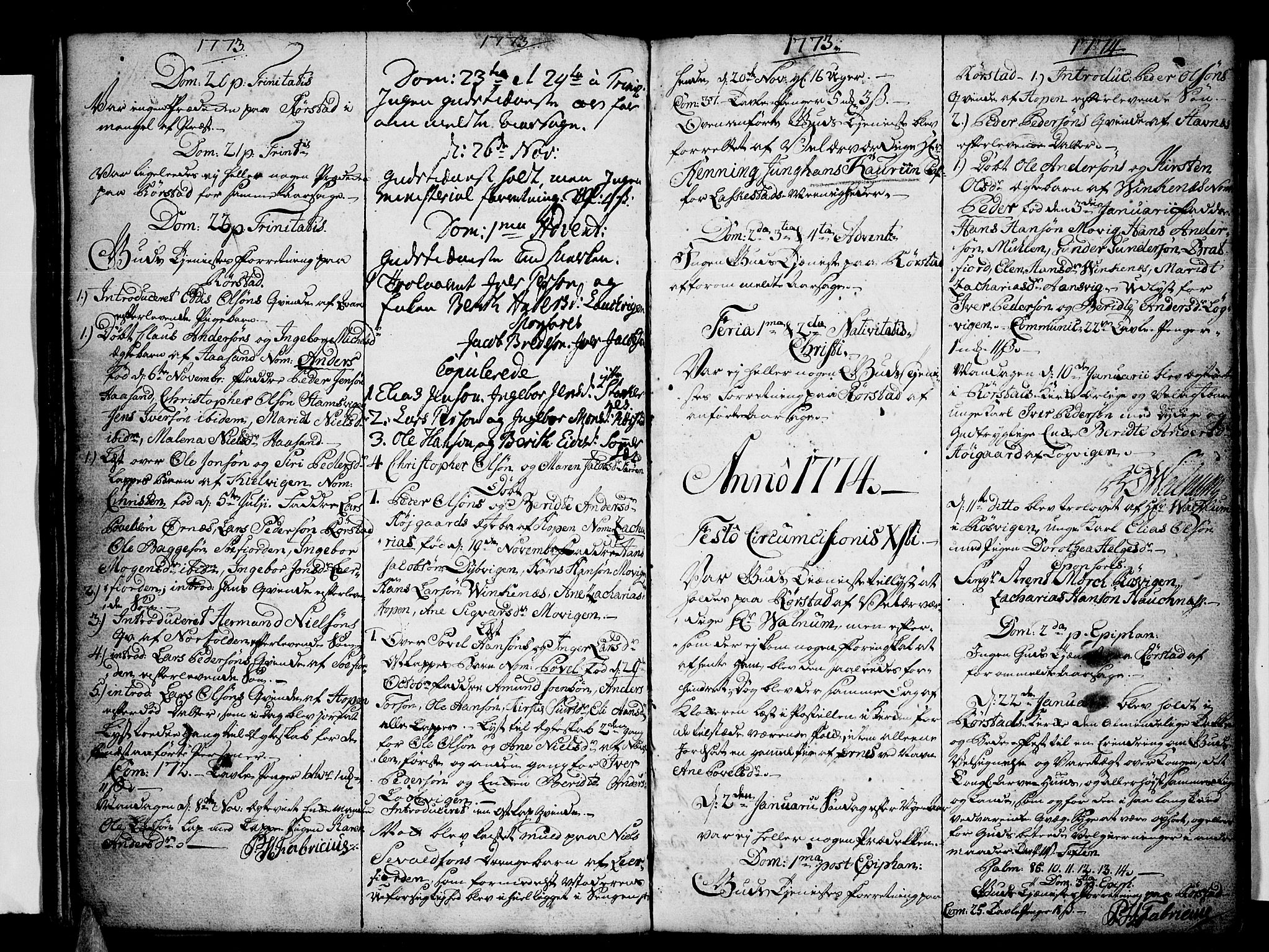 Ministerialprotokoller, klokkerbøker og fødselsregistre - Nordland, AV/SAT-A-1459/853/L0766: Parish register (official) no. 853A05, 1745-1791