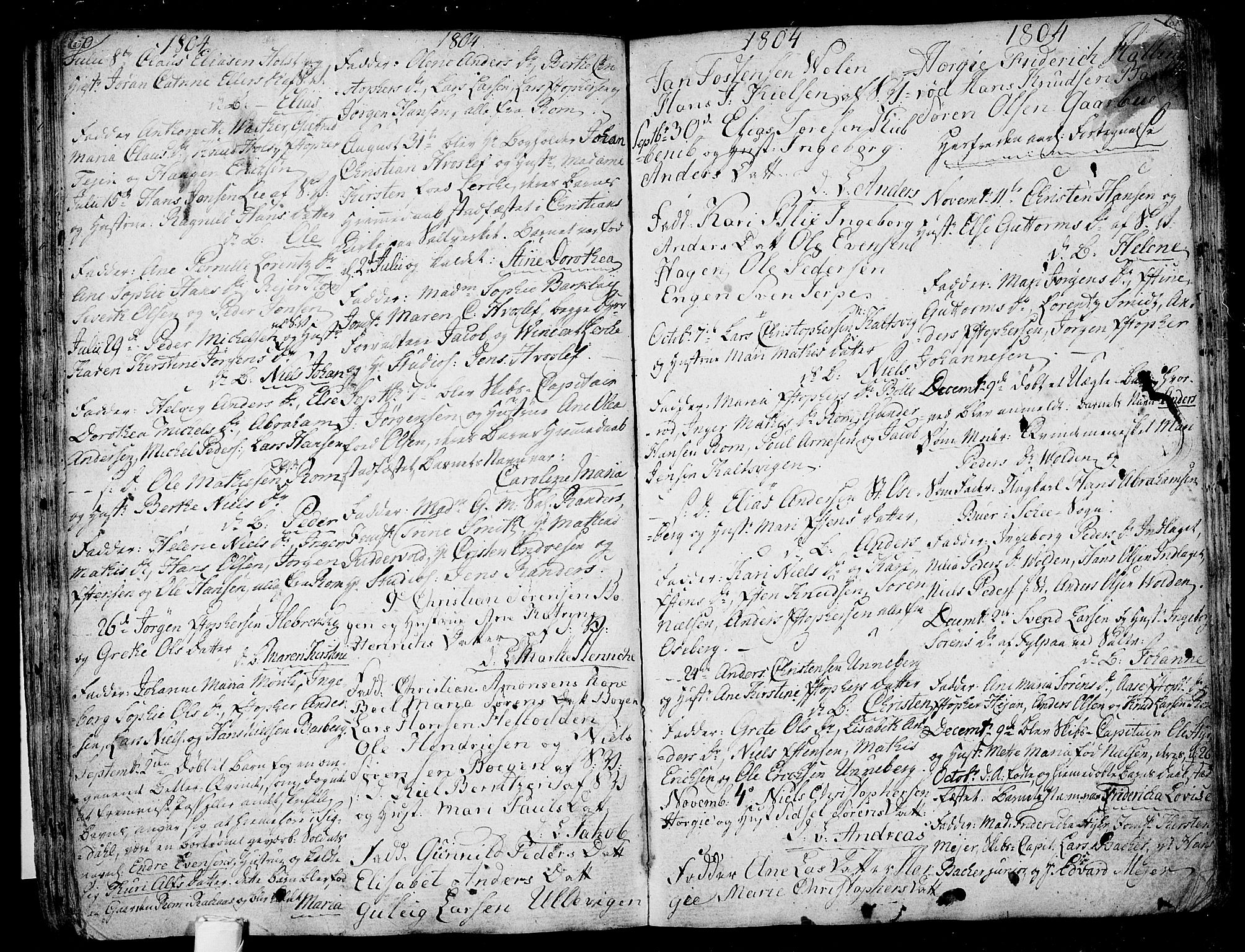 Sem kirkebøker, SAKO/A-5/F/Fb/L0003: Parish register (official) no. II 3, 1792-1814, p. 60-61