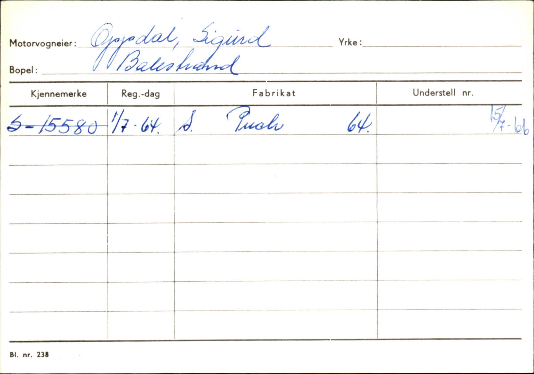 Statens vegvesen, Sogn og Fjordane vegkontor, AV/SAB-A-5301/4/F/L0132: Eigarregister Askvoll A-Å. Balestrand A-Å, 1945-1975, p. 2206