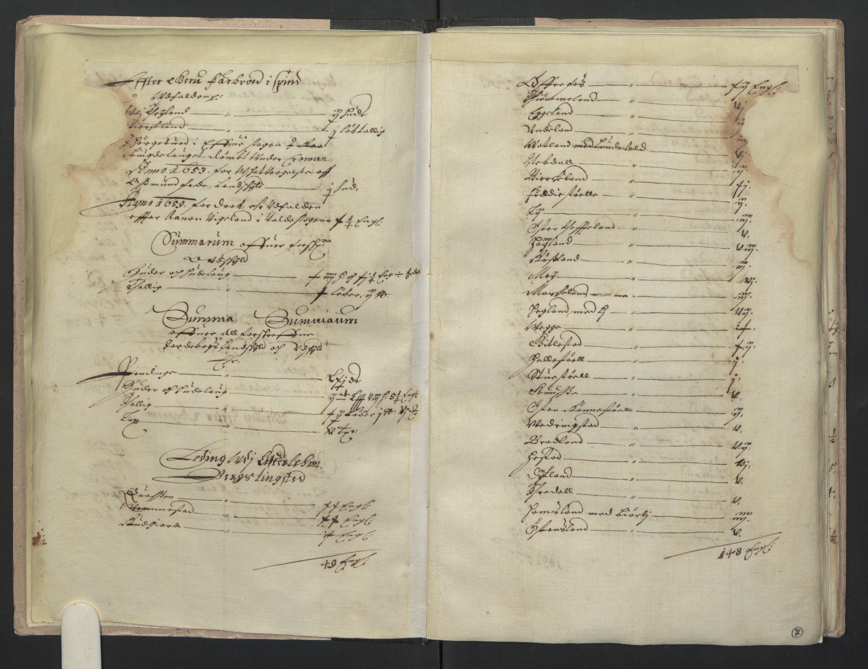 Rentekammeret inntil 1814, Realistisk ordnet avdeling, RA/EA-4070/L/L0021/0004: Agder lagdømme: / Kronens jordebok. Lista len, 1661, p. 6b-7a