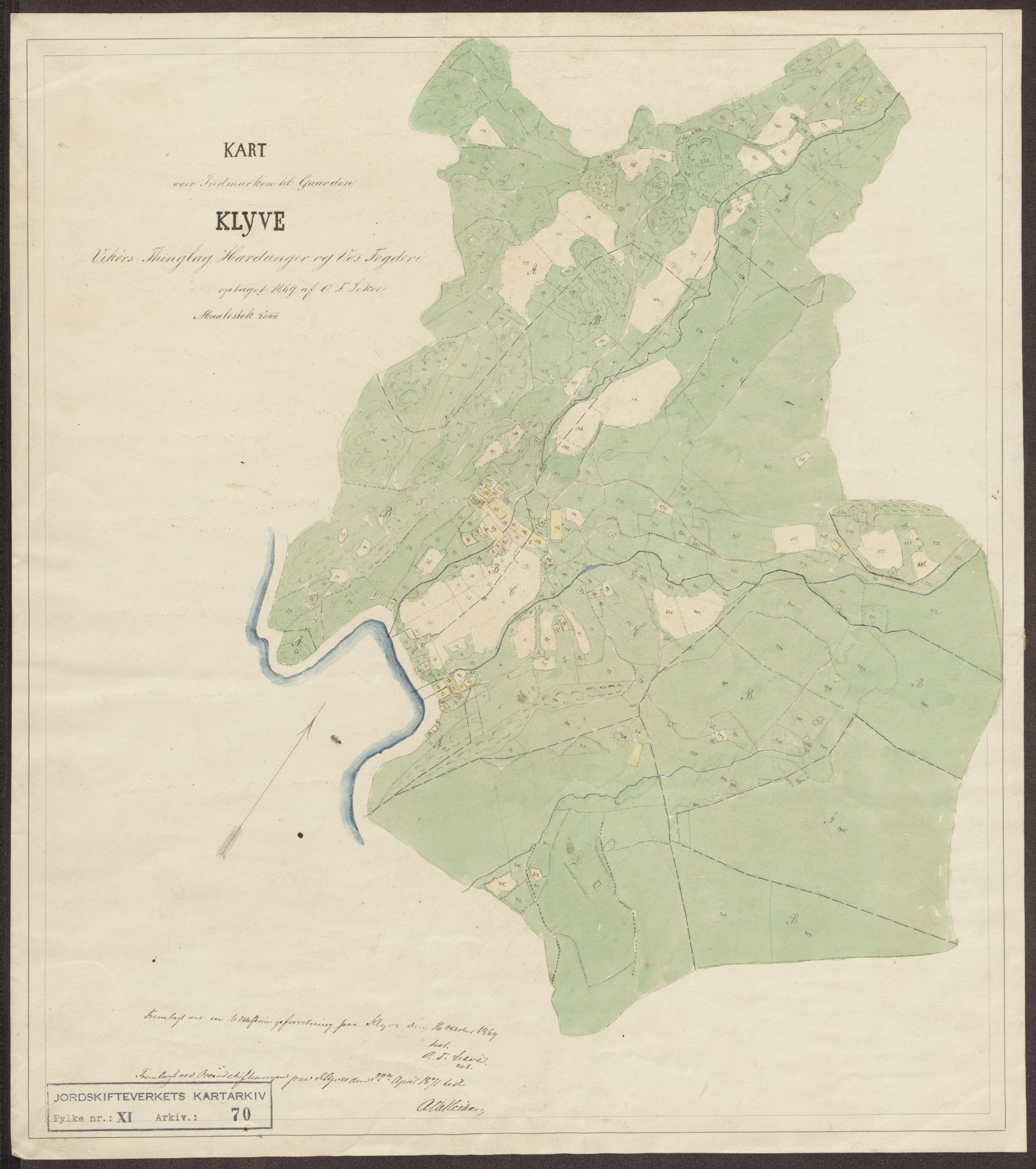 Jordskifteverkets kartarkiv, AV/RA-S-3929/T, 1859-1988, p. 168