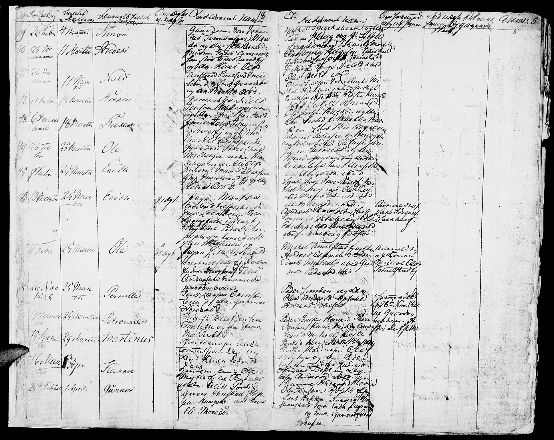 Vang prestekontor, Hedmark, AV/SAH-PREST-008/H/Ha/Haa/L0009: Parish register (official) no. 9, 1826-1841, p. 5