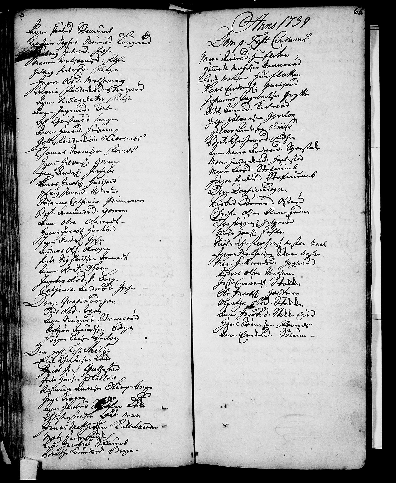 Stokke kirkebøker, AV/SAKO-A-320/F/Fa/L0002: Parish register (official) no. I 2, 1732-1770, p. 66