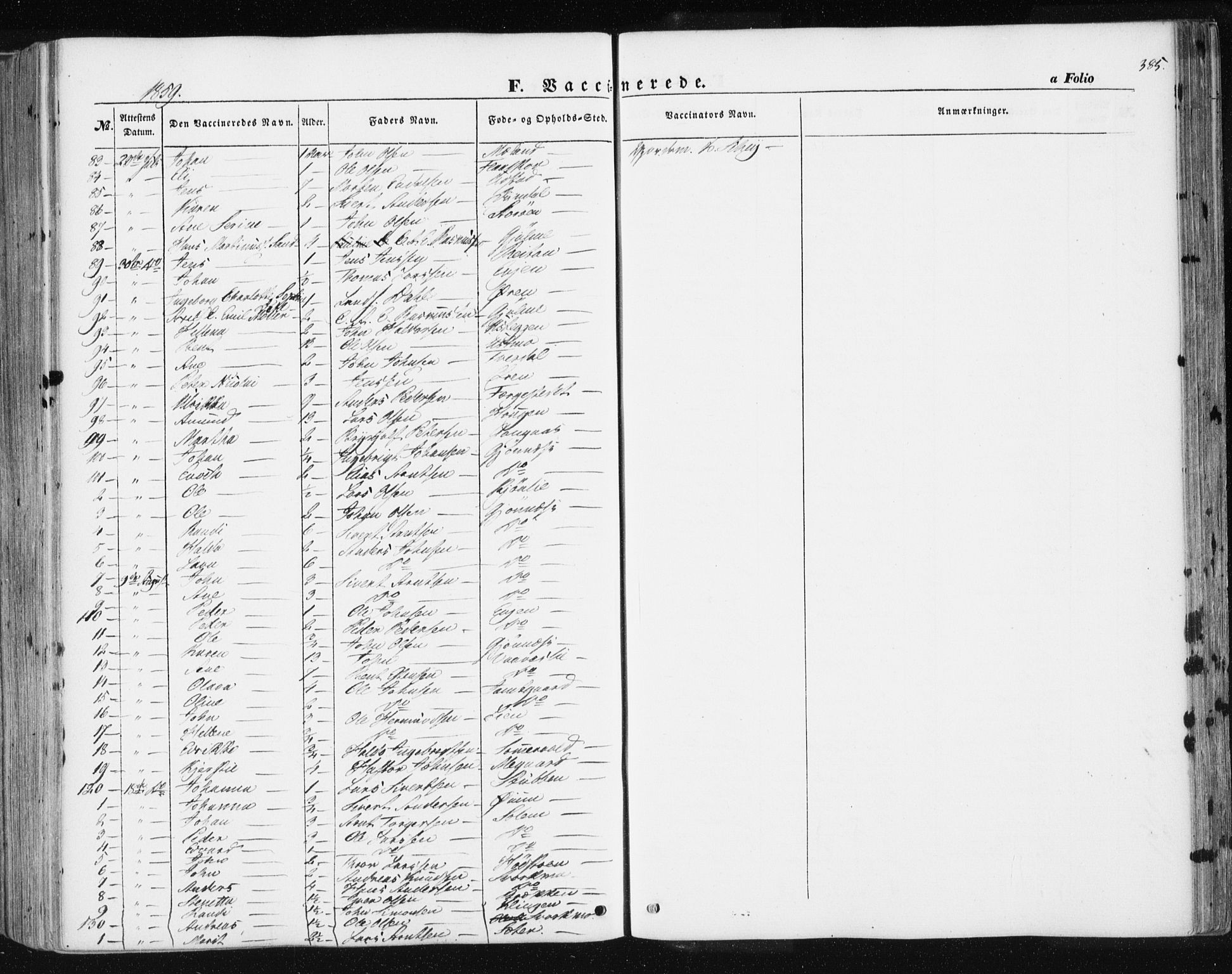 Ministerialprotokoller, klokkerbøker og fødselsregistre - Sør-Trøndelag, AV/SAT-A-1456/668/L0806: Parish register (official) no. 668A06, 1854-1869, p. 385