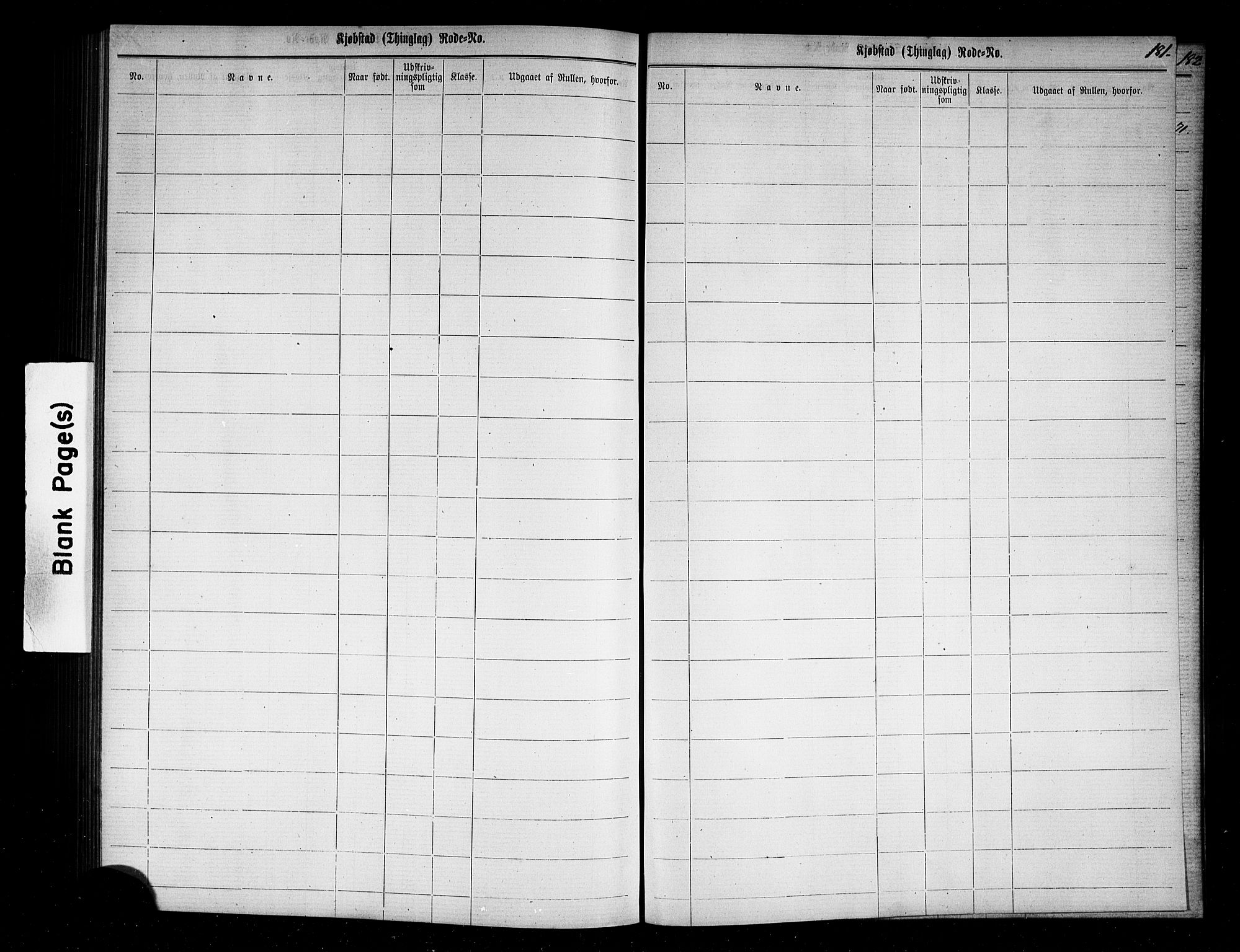 Fredrikstad mønstringskontor, SAO/A-10569b/F/Fc/Fcc/L0001: Utskrivningsregisterrulle, 1868, p. 101