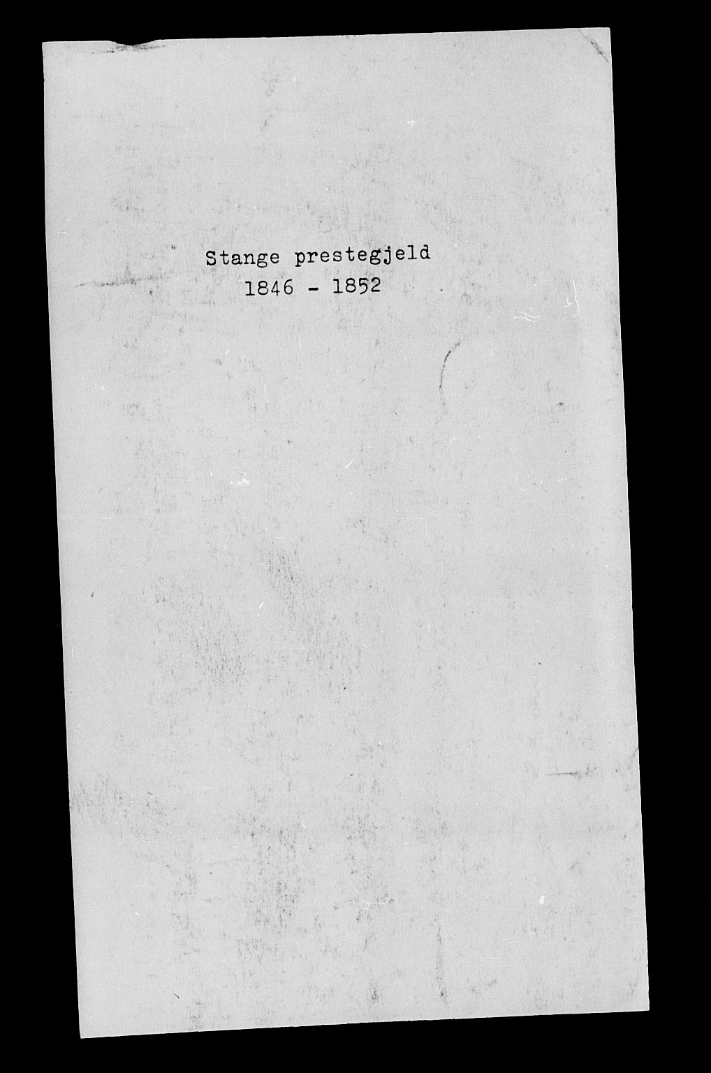 Stange prestekontor, SAH/PREST-002/K/L0011: Parish register (official) no. 11, 1846-1852