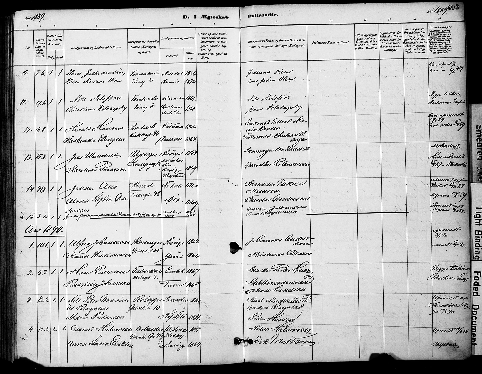 Grønland prestekontor Kirkebøker, SAO/A-10848/F/Fa/L0013: Parish register (official) no. 13, 1887-1906, p. 403