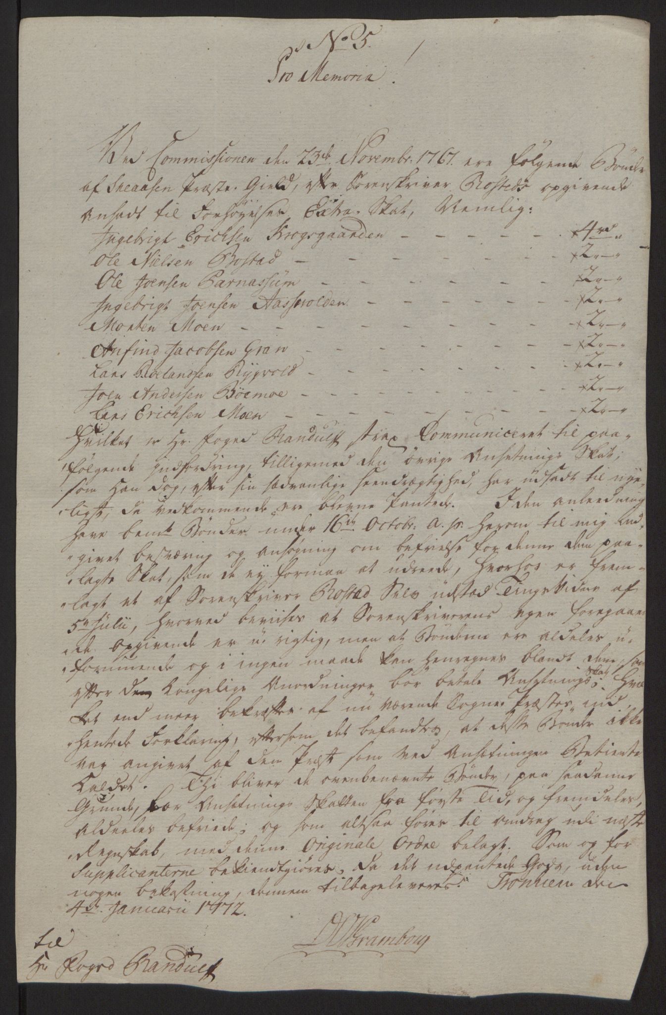 Rentekammeret inntil 1814, Reviderte regnskaper, Fogderegnskap, RA/EA-4092/R63/L4420: Ekstraskatten Inderøy, 1762-1772, p. 432