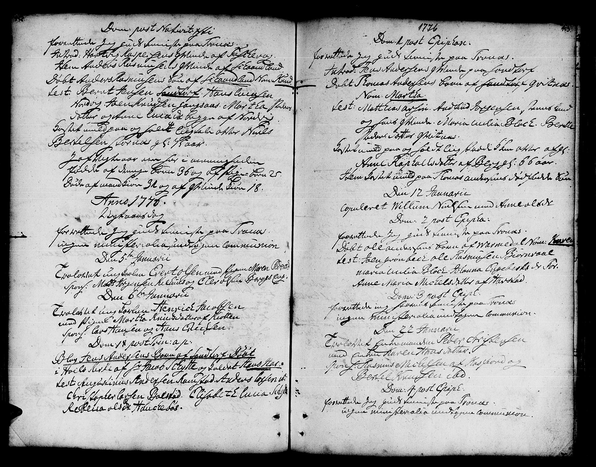 Trondenes sokneprestkontor, SATØ/S-1319/H/Ha/L0002kirke: Parish register (official) no. 2, 1751-1781, p. 452-453