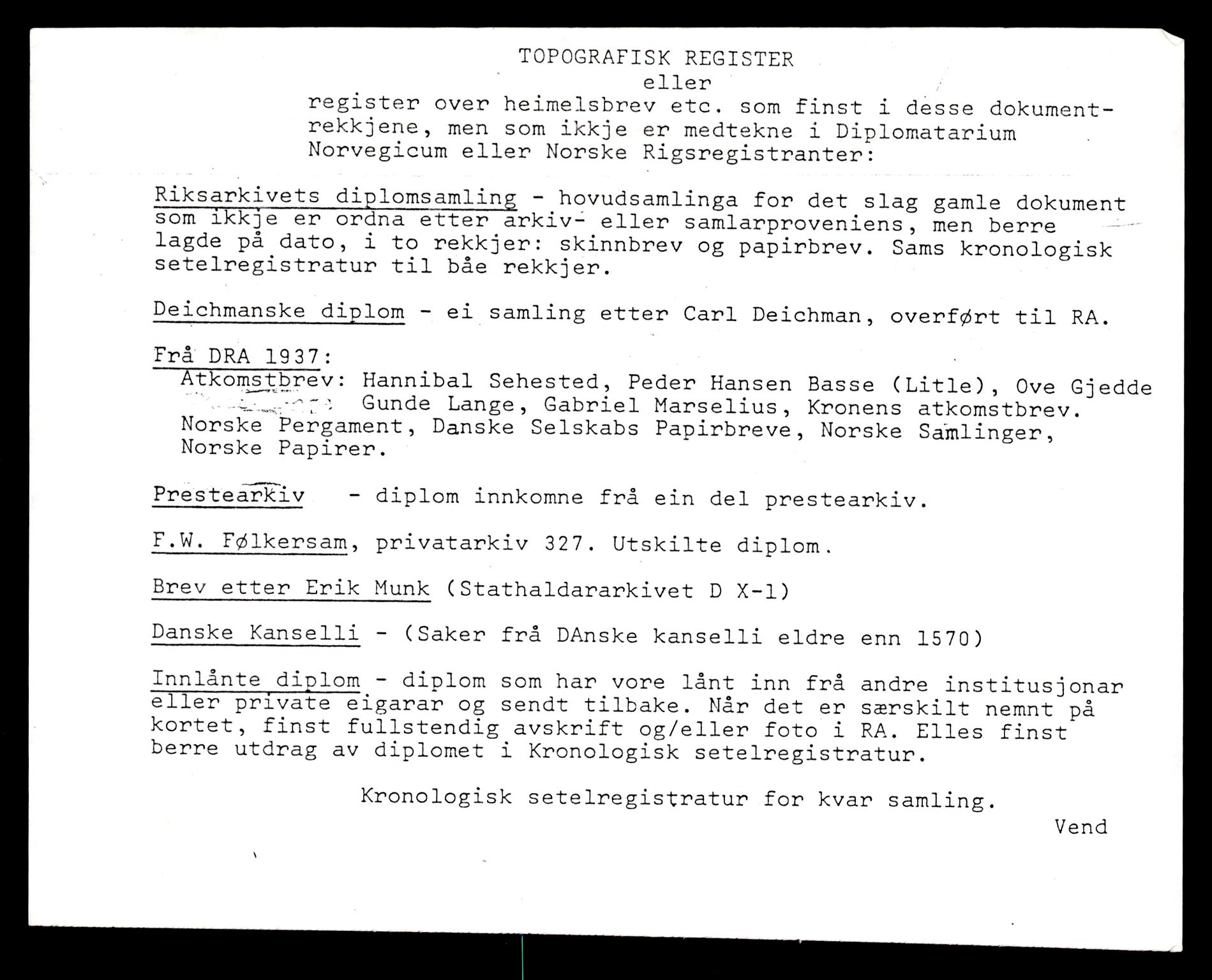 Riksarkivets diplomsamling, AV/RA-EA-5965/F35/F35e/L0011: Registreringssedler Oppland 3, 1400-1700, p. 1