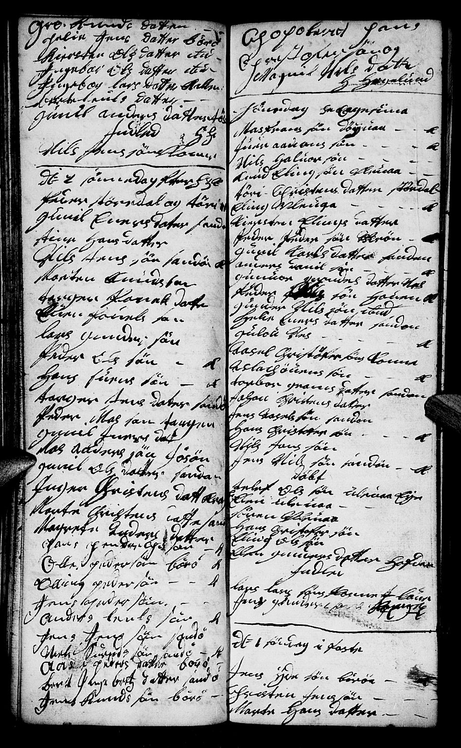 Dypvåg sokneprestkontor, AV/SAK-1111-0007/F/Fb/Fba/L0005: Parish register (copy) no. B 5, 1732-1746, p. 58