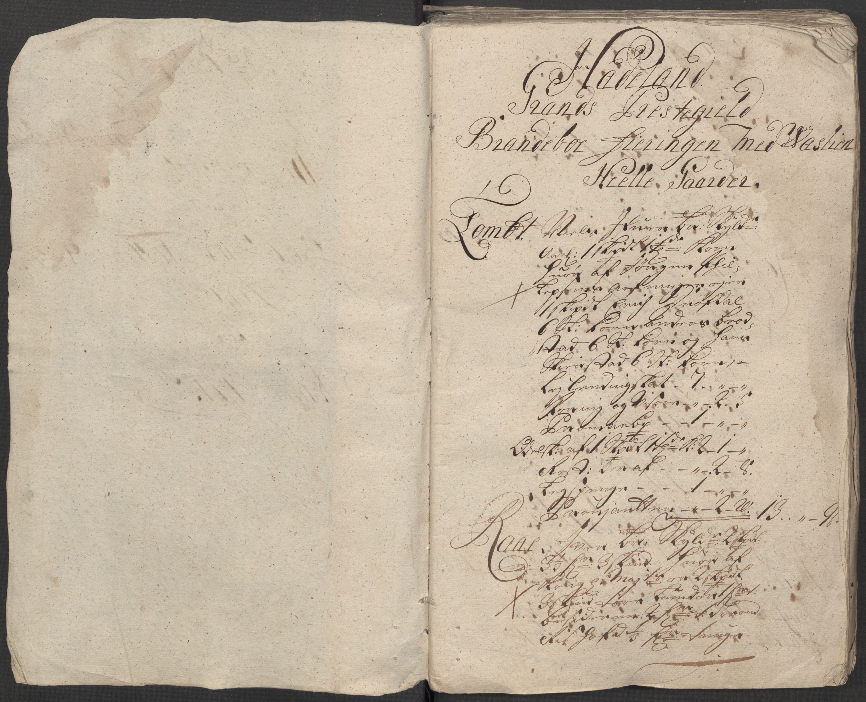 Rentekammeret inntil 1814, Reviderte regnskaper, Fogderegnskap, RA/EA-4092/R18/L1314: Fogderegnskap Hadeland, Toten og Valdres, 1715, p. 15
