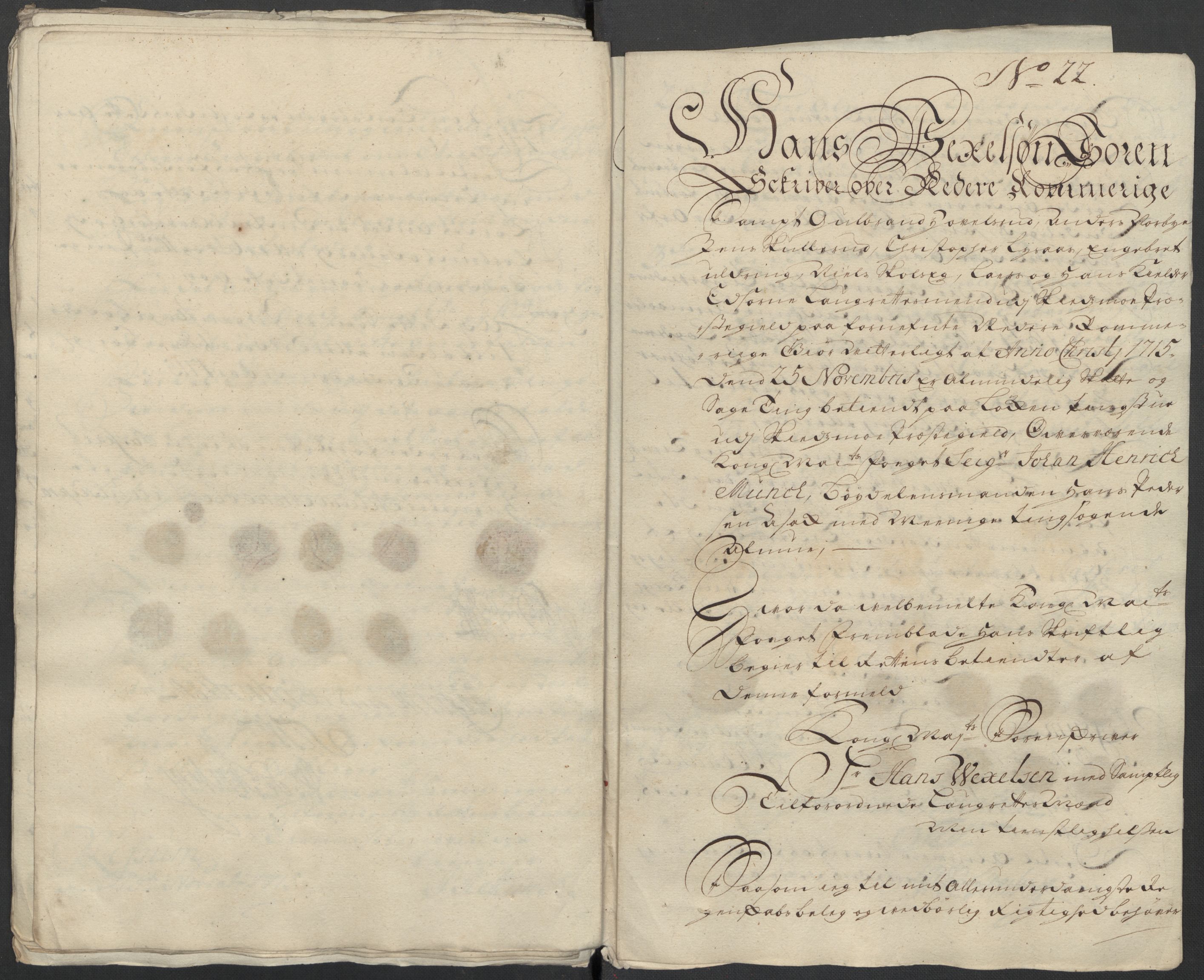Rentekammeret inntil 1814, Reviderte regnskaper, Fogderegnskap, RA/EA-4092/R11/L0597: Fogderegnskap Nedre Romerike, 1715, p. 205