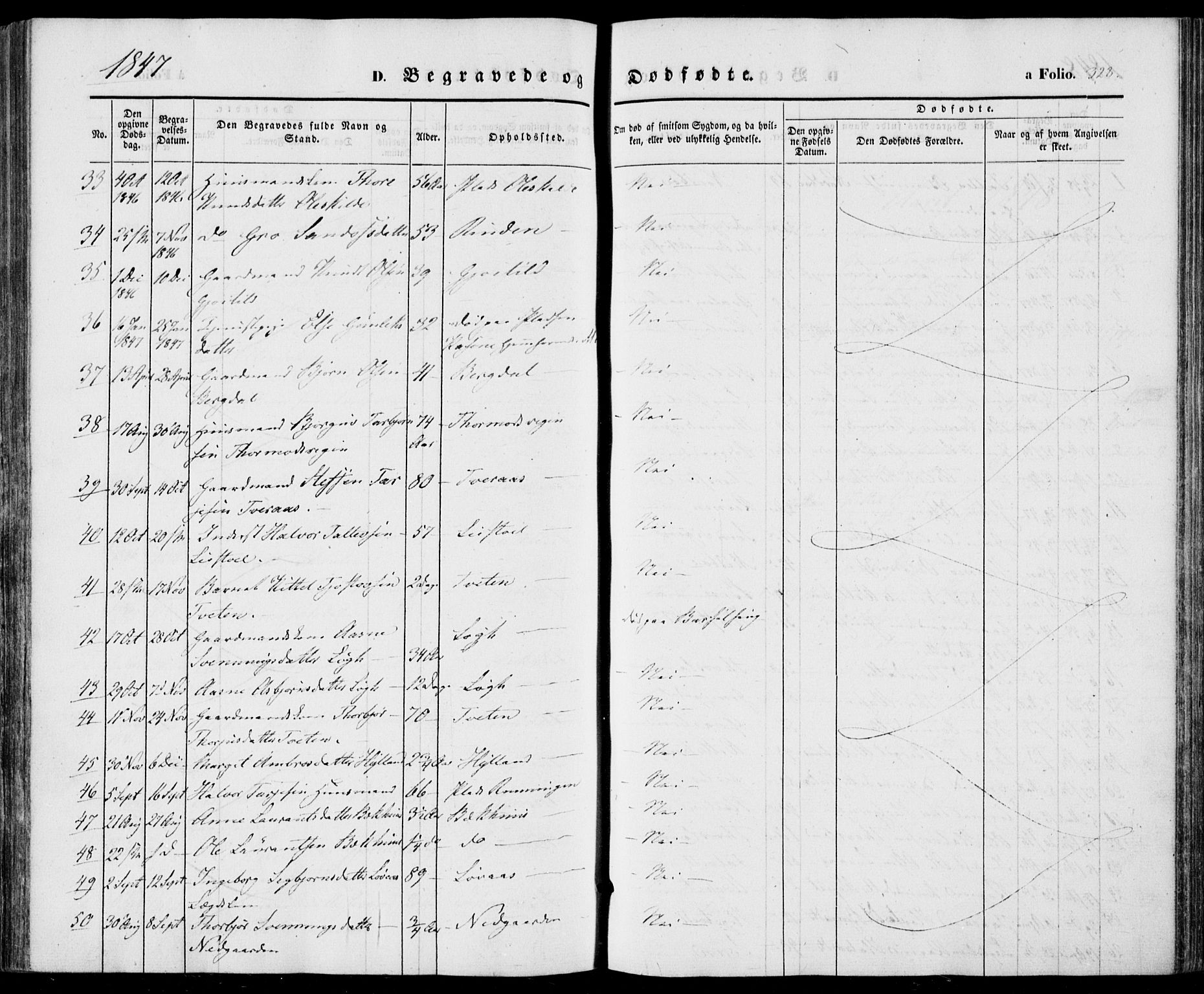 Vinje kirkebøker, SAKO/A-312/F/Fa/L0004: Parish register (official) no. I 4, 1843-1869, p. 328