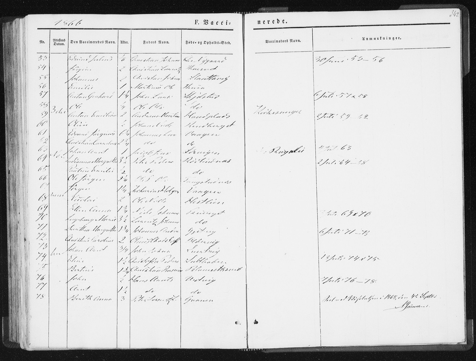 Ministerialprotokoller, klokkerbøker og fødselsregistre - Nord-Trøndelag, SAT/A-1458/744/L0418: Parish register (official) no. 744A02, 1843-1866, p. 342