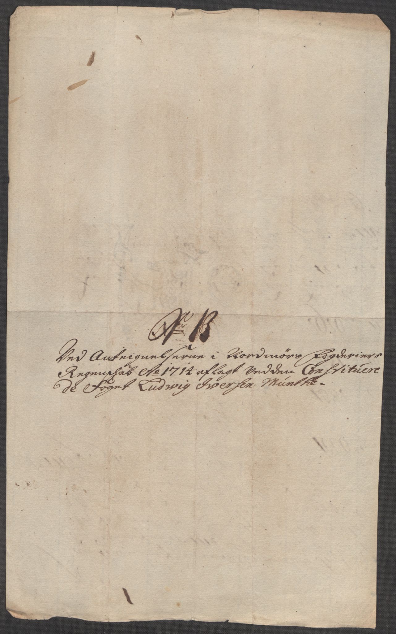 Rentekammeret inntil 1814, Reviderte regnskaper, Fogderegnskap, AV/RA-EA-4092/R56/L3748: Fogderegnskap Nordmøre, 1714-1715, p. 297