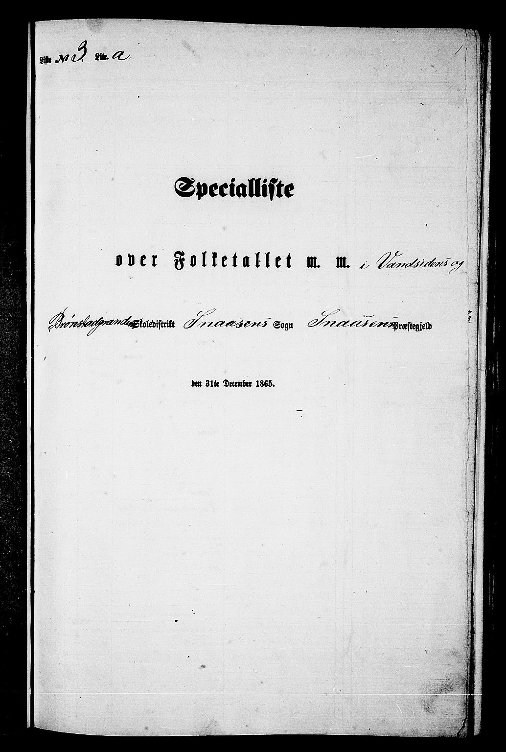 RA, 1865 census for Snåsa, 1865, p. 54