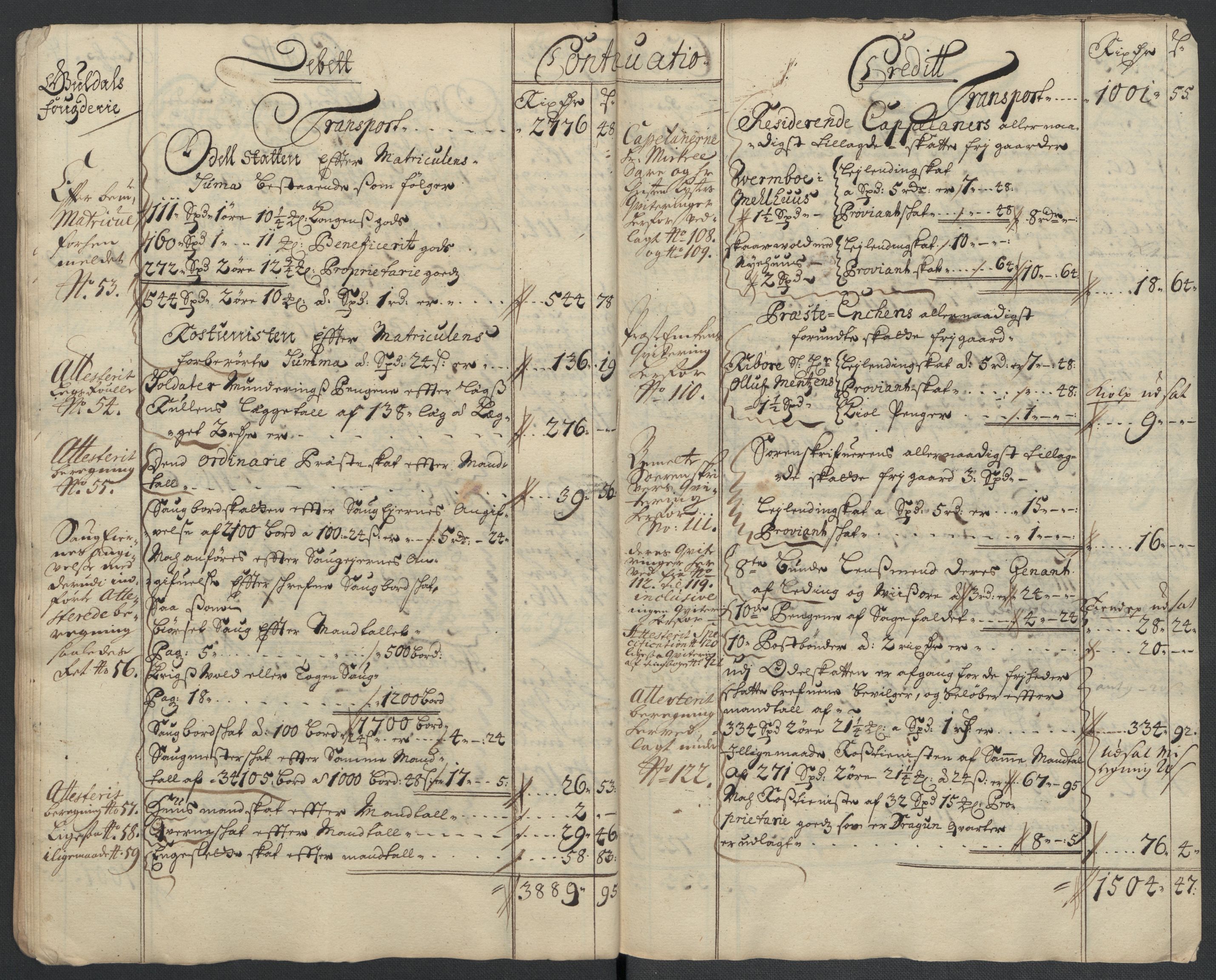 Rentekammeret inntil 1814, Reviderte regnskaper, Fogderegnskap, AV/RA-EA-4092/R60/L3961: Fogderegnskap Orkdal og Gauldal, 1711, p. 32