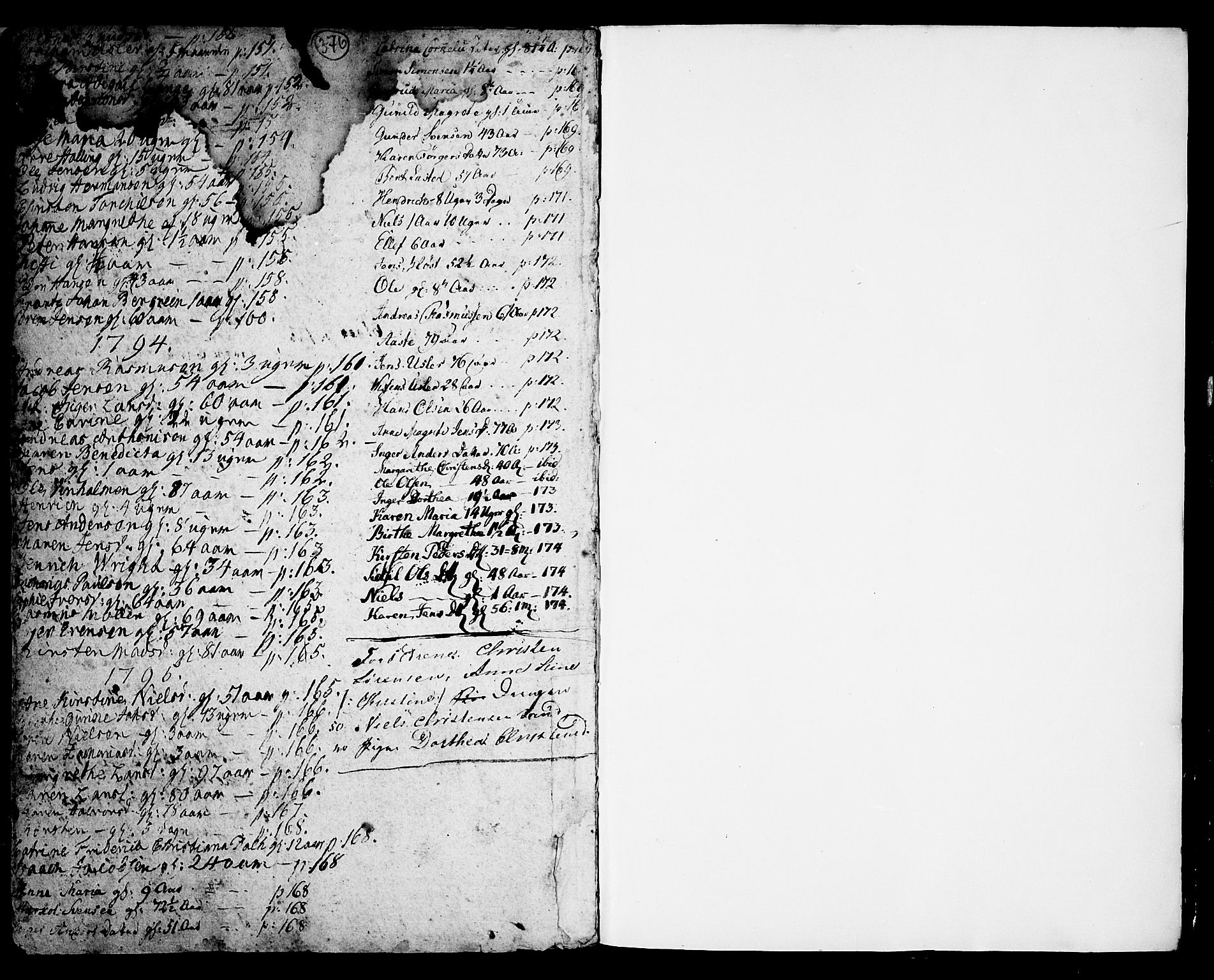 Porsgrunn kirkebøker , AV/SAKO-A-104/F/Fa/L0001: Parish register (official) no. 1, 1764-1814, p. 376-377