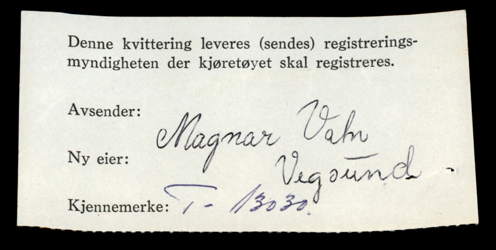 Møre og Romsdal vegkontor - Ålesund trafikkstasjon, AV/SAT-A-4099/F/Fe/L0036: Registreringskort for kjøretøy T 12831 - T 13030, 1927-1998, p. 3192