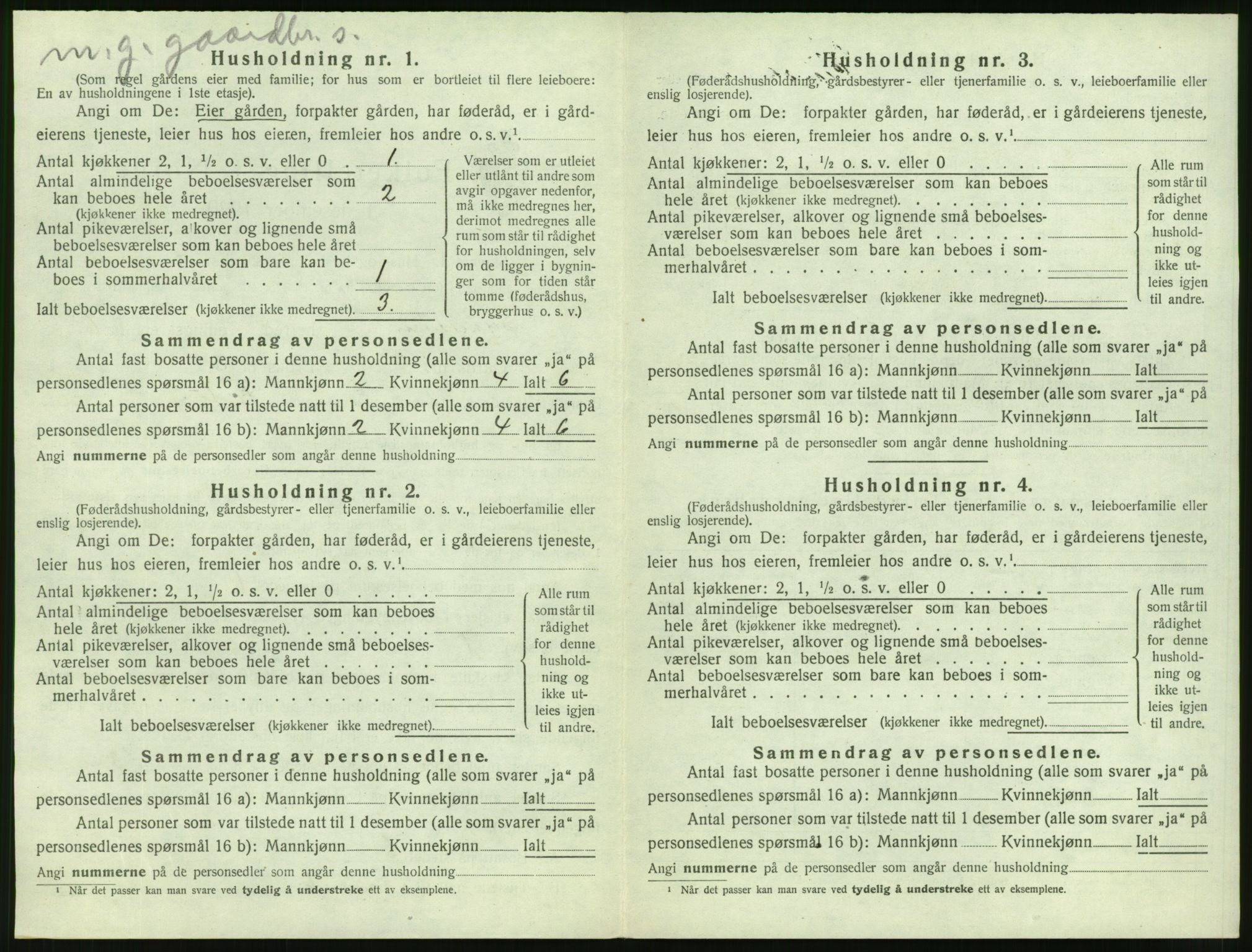 SAT, 1920 census for Sykkylven, 1920, p. 506