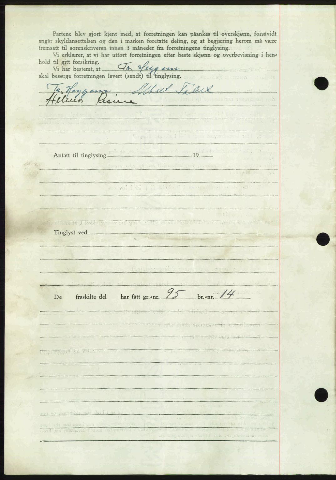 Romsdal sorenskriveri, SAT/A-4149/1/2/2C: Mortgage book no. A24, 1947-1947, Diary no: : 2914/1947