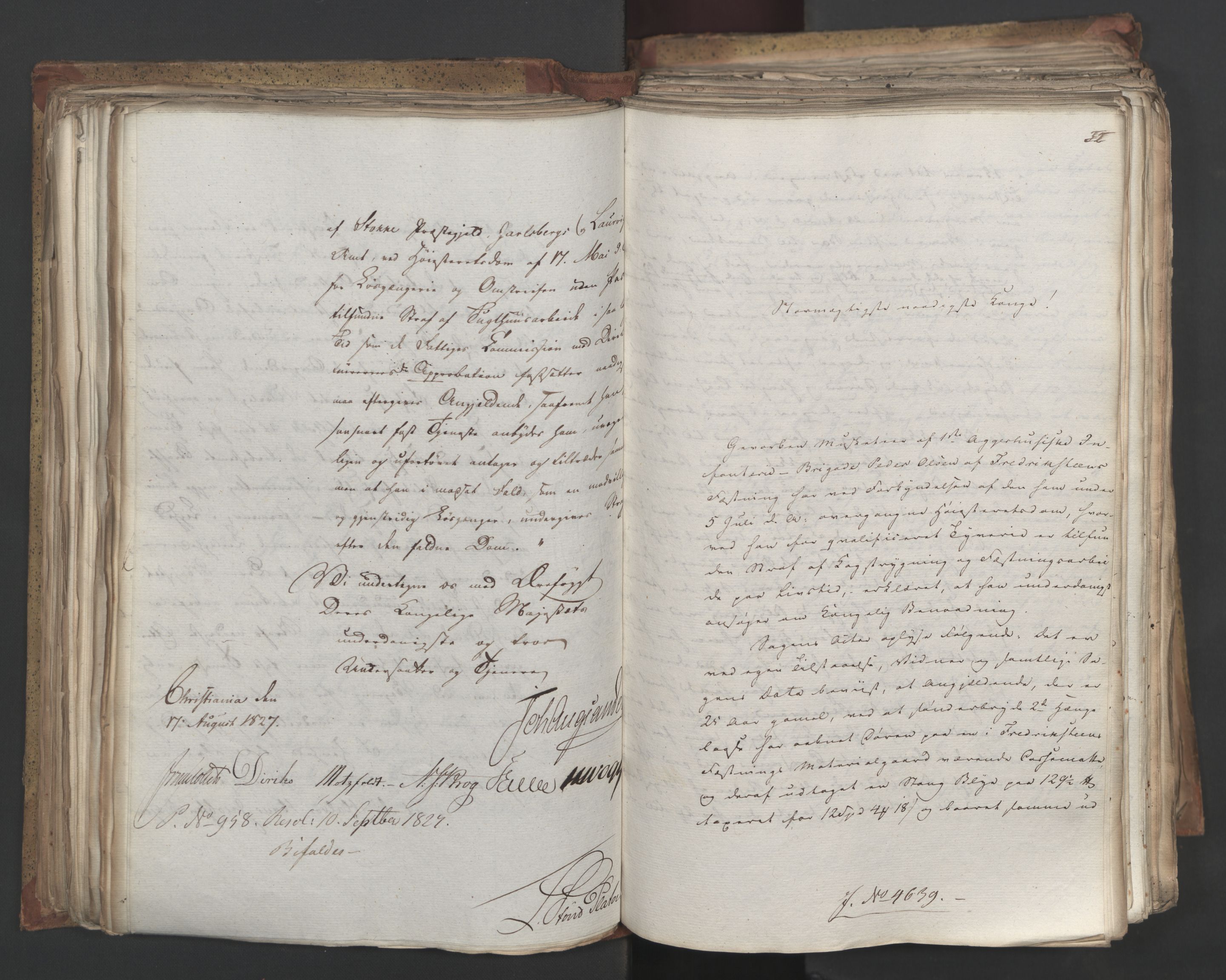 Statsrådsavdelingen i Stockholm, AV/RA-S-1003/D/Da/L0052: Regjeringsinnstillinger nr. 4566-4799, 1827, p. 205