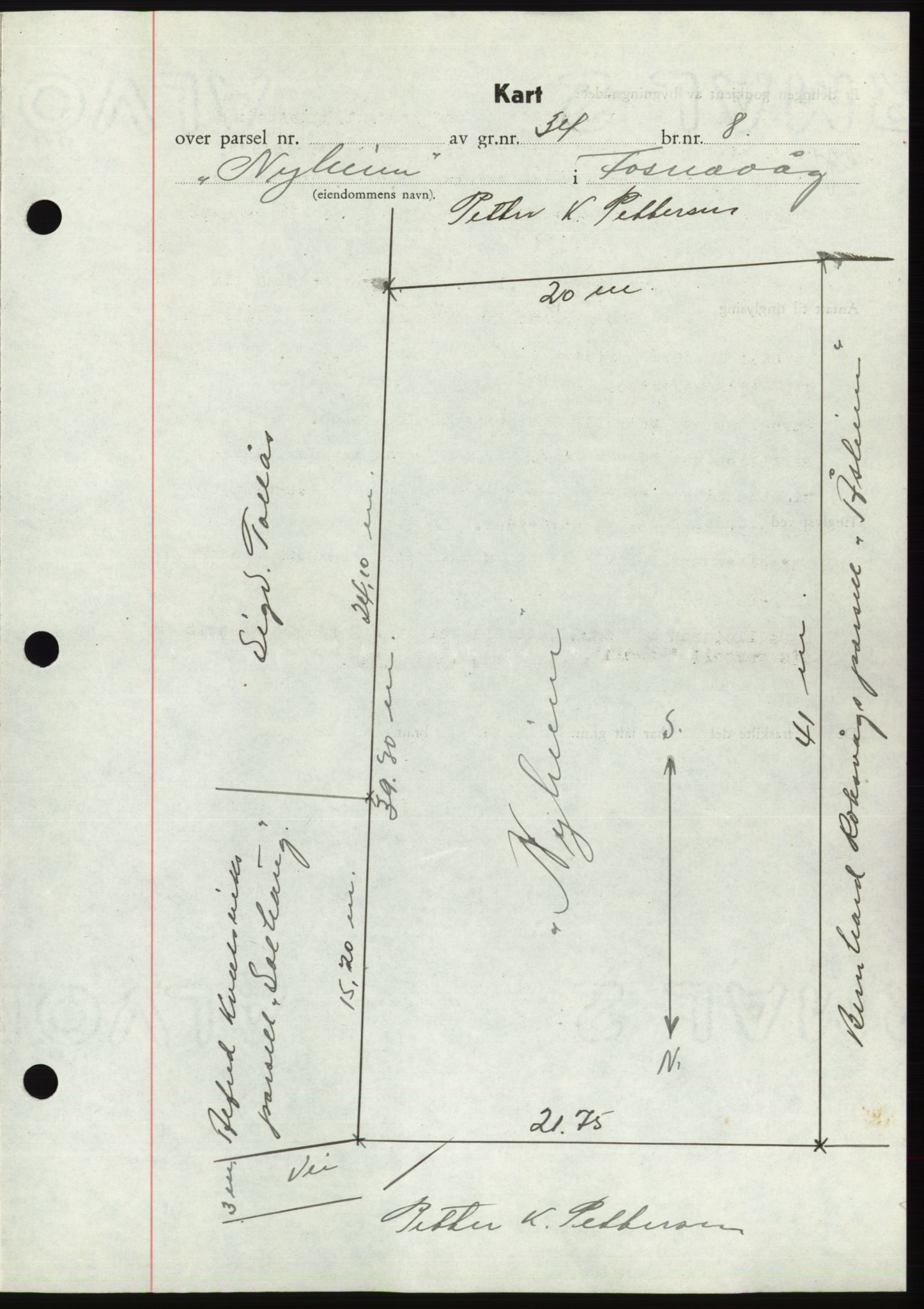 Søre Sunnmøre sorenskriveri, AV/SAT-A-4122/1/2/2C/L0078: Mortgage book no. 4A, 1946-1946, Diary no: : 821/1946