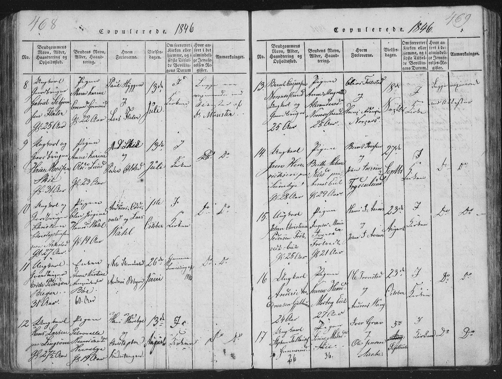 Røyken kirkebøker, SAKO/A-241/G/Ga/L0003: Parish register (copy) no. 3, 1814-1856, p. 468-469
