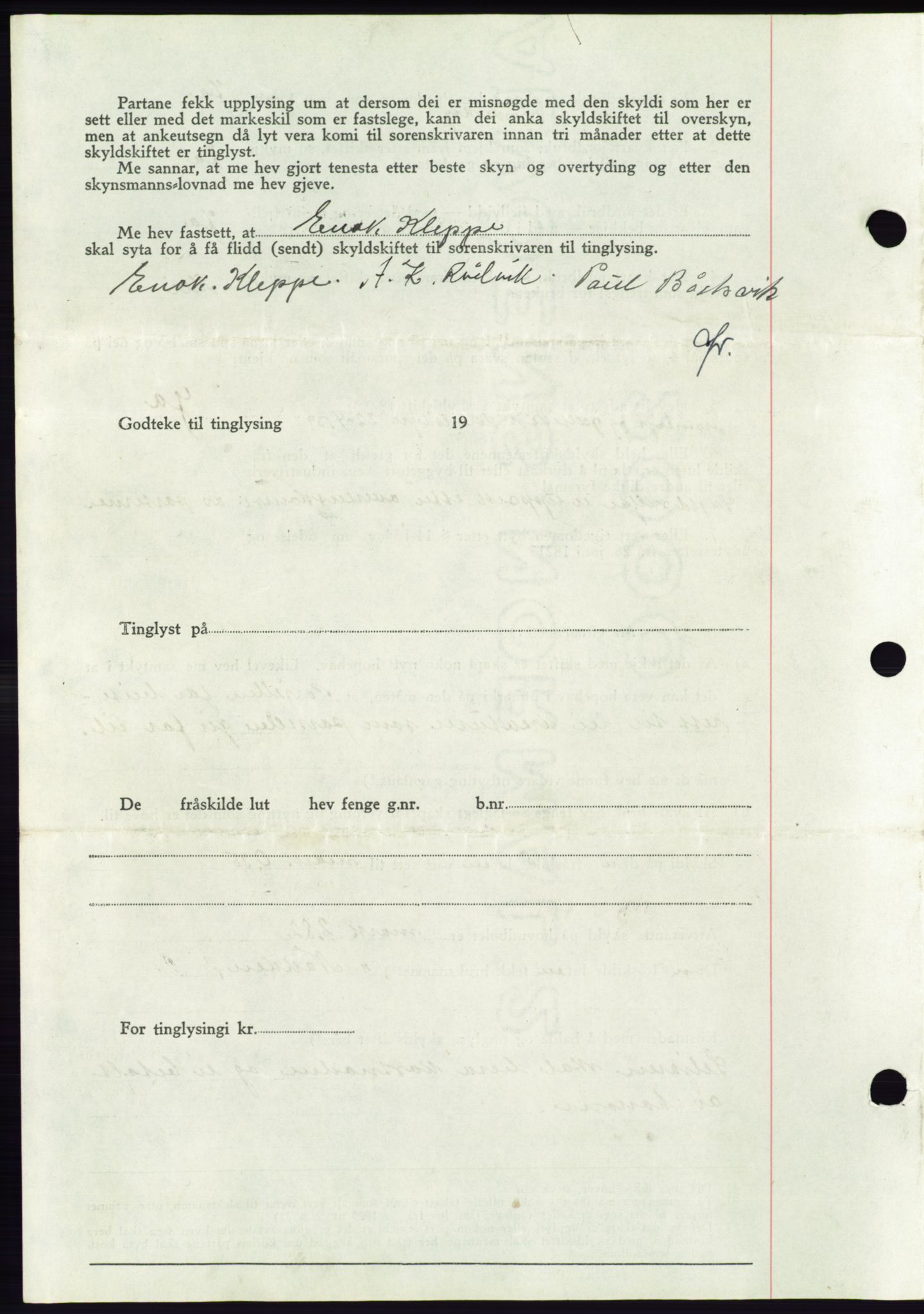 Søre Sunnmøre sorenskriveri, AV/SAT-A-4122/1/2/2C/L0068: Mortgage book no. 62, 1939-1939, Diary no: : 633/1939