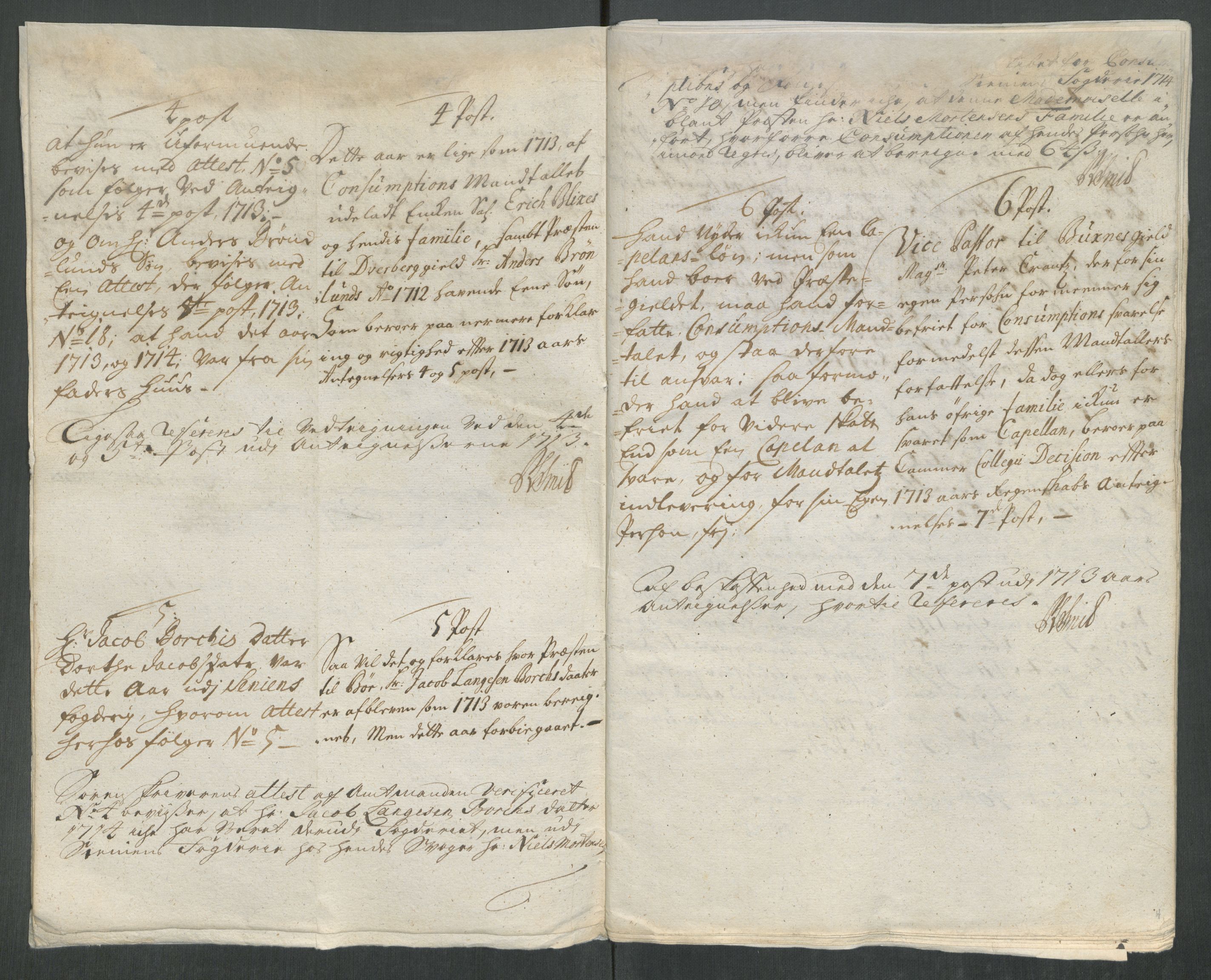 Rentekammeret inntil 1814, Reviderte regnskaper, Fogderegnskap, AV/RA-EA-4092/R67/L4680: Fogderegnskap Vesterålen, Andenes og Lofoten, 1714, p. 305