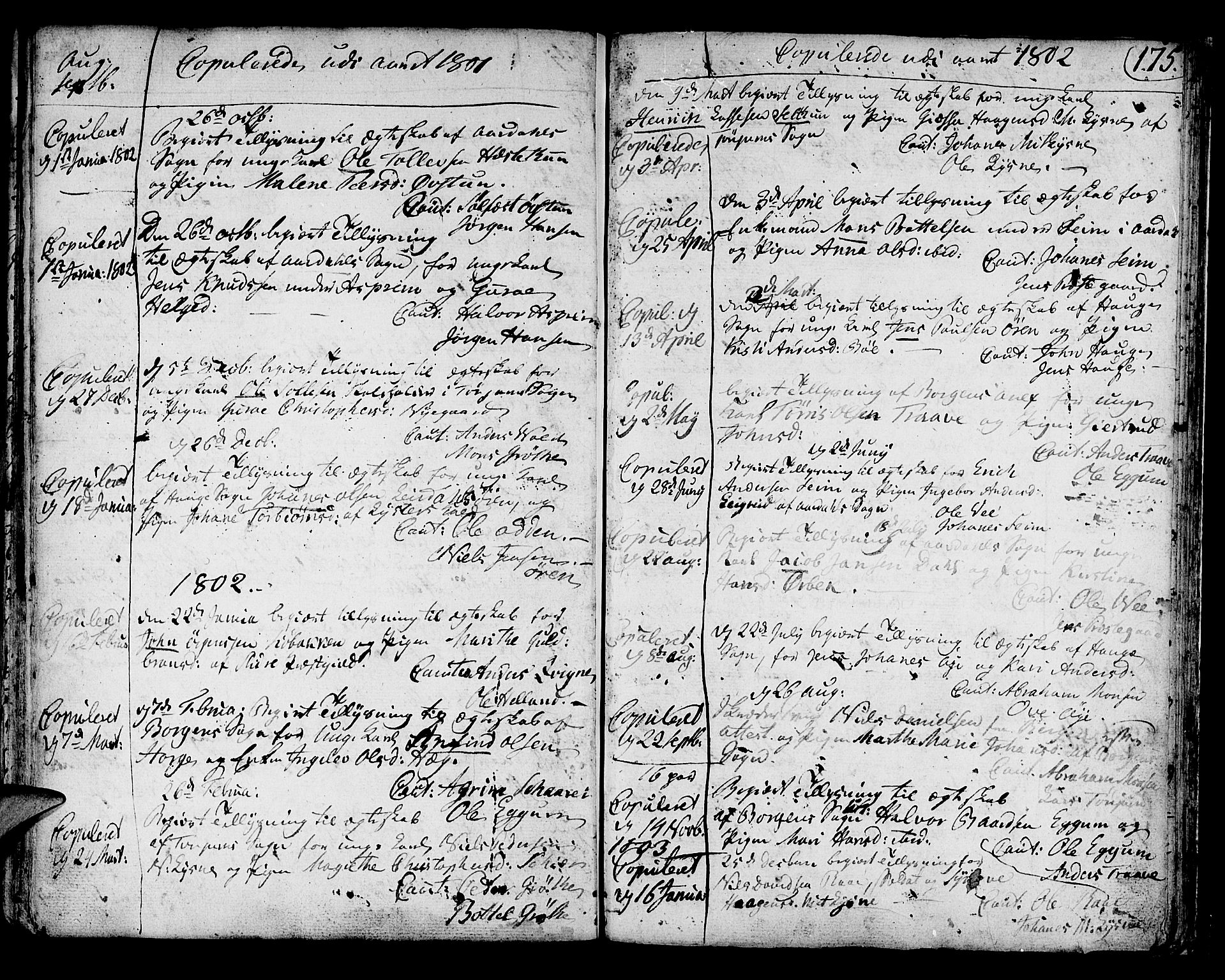 Lærdal sokneprestembete, AV/SAB-A-81201: Parish register (official) no. A 3, 1783-1804, p. 175