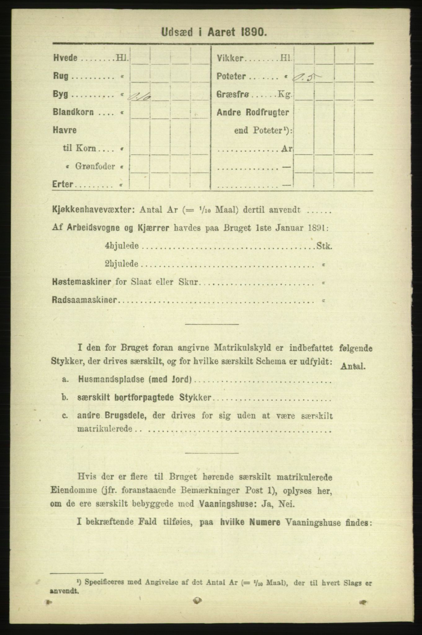 RA, 1891 census for 1543 Nesset, 1891, p. 2550