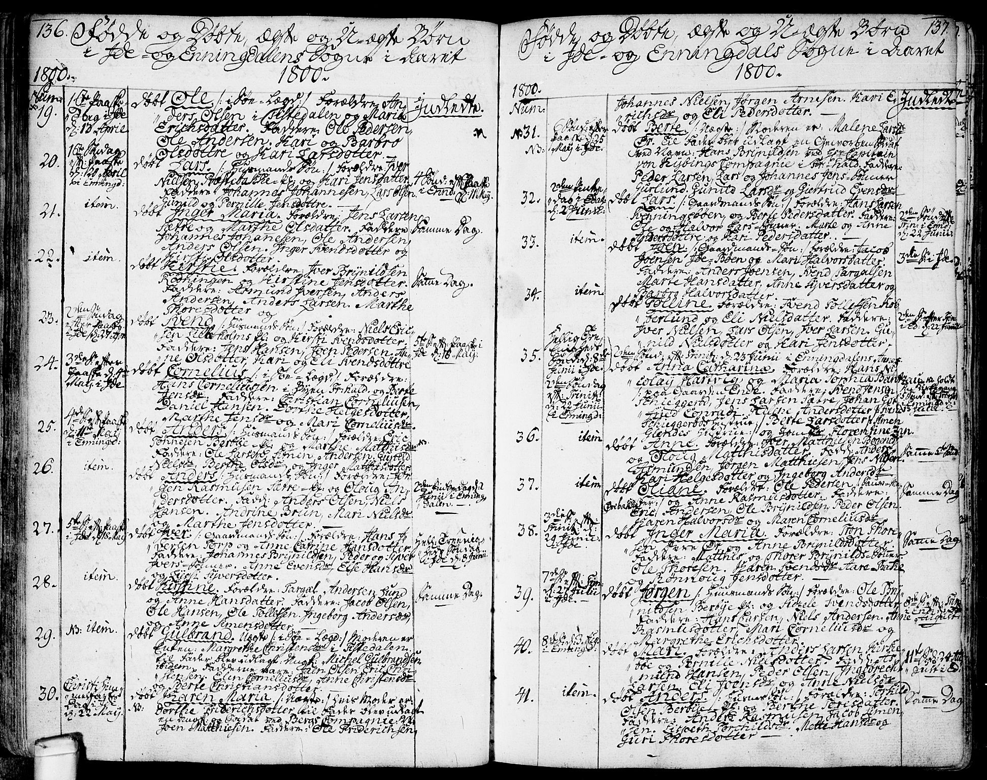 Idd prestekontor Kirkebøker, AV/SAO-A-10911/F/Fc/L0001: Parish register (official) no. III 1, 1770-1814, p. 136-137