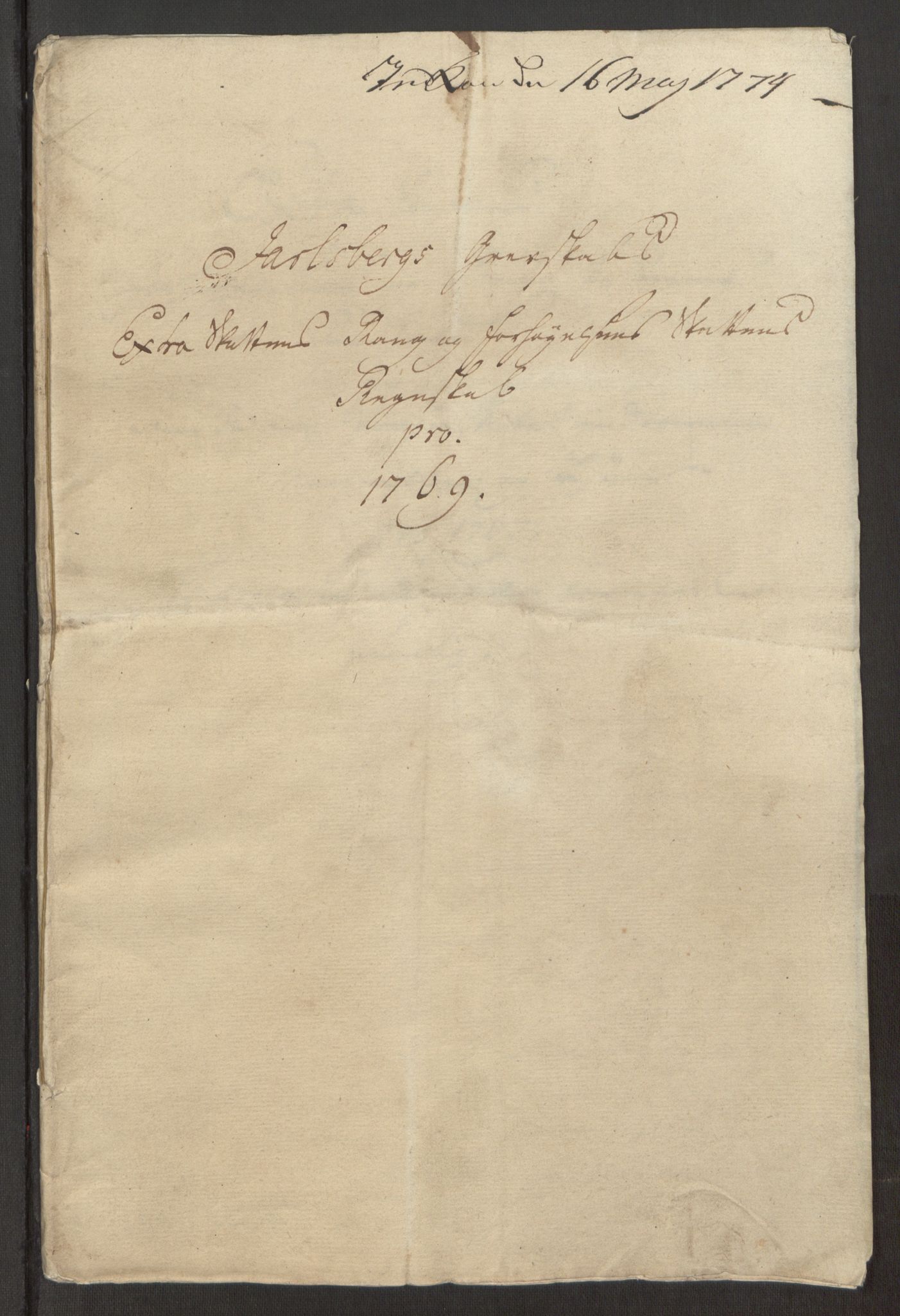 Rentekammeret inntil 1814, Reviderte regnskaper, Fogderegnskap, RA/EA-4092/R32/L1960: Ekstraskatten Jarlsberg grevskap, 1762-1772, p. 171